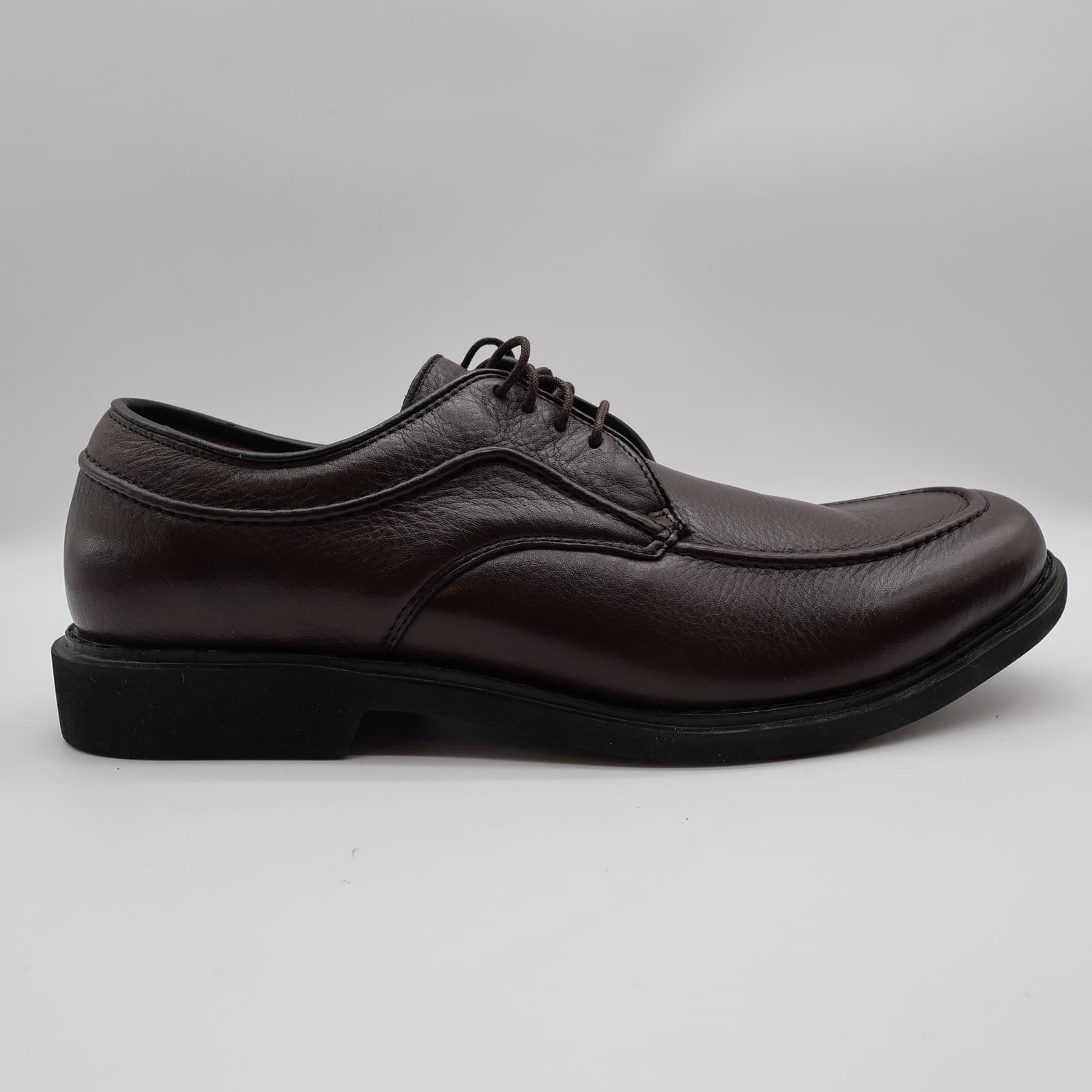Hush Puppies Tribute Oxford Mens 10.5 Dark Brown Leather 16408 Dress Shoes - Thumbnail 10