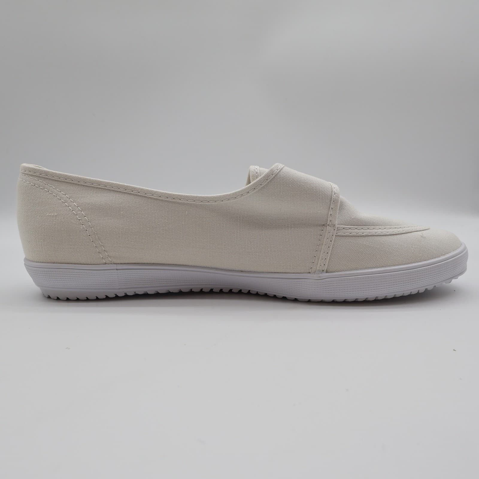 Grasshoppers Skipjack II Women's Sneakers 10 White Canvas Slip-On Y2K - Thumbnail 12