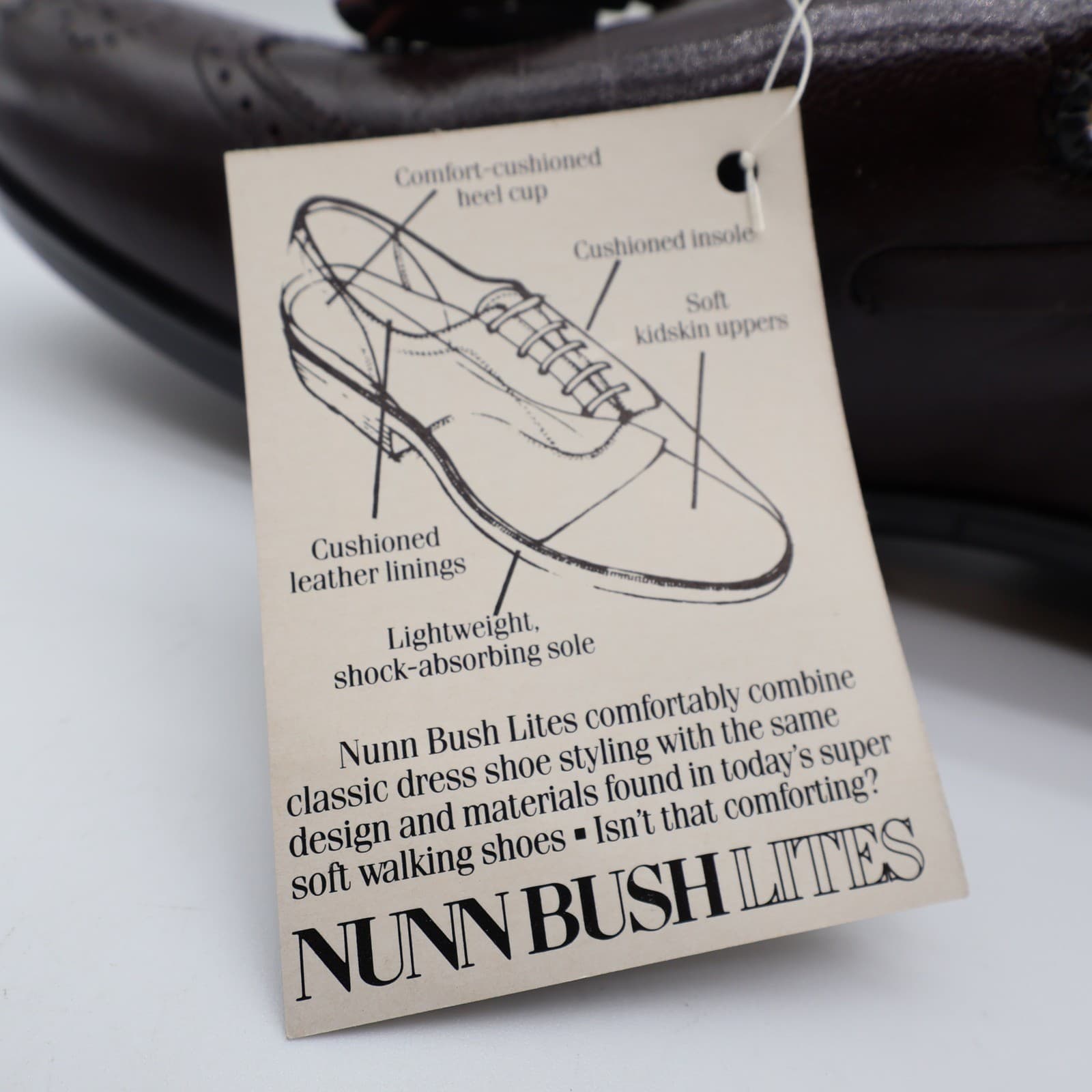 Nunn Bush Parker Wingtip Tassel Loafers Mens 11 Burgundy Leather NOS - Thumbnail 13