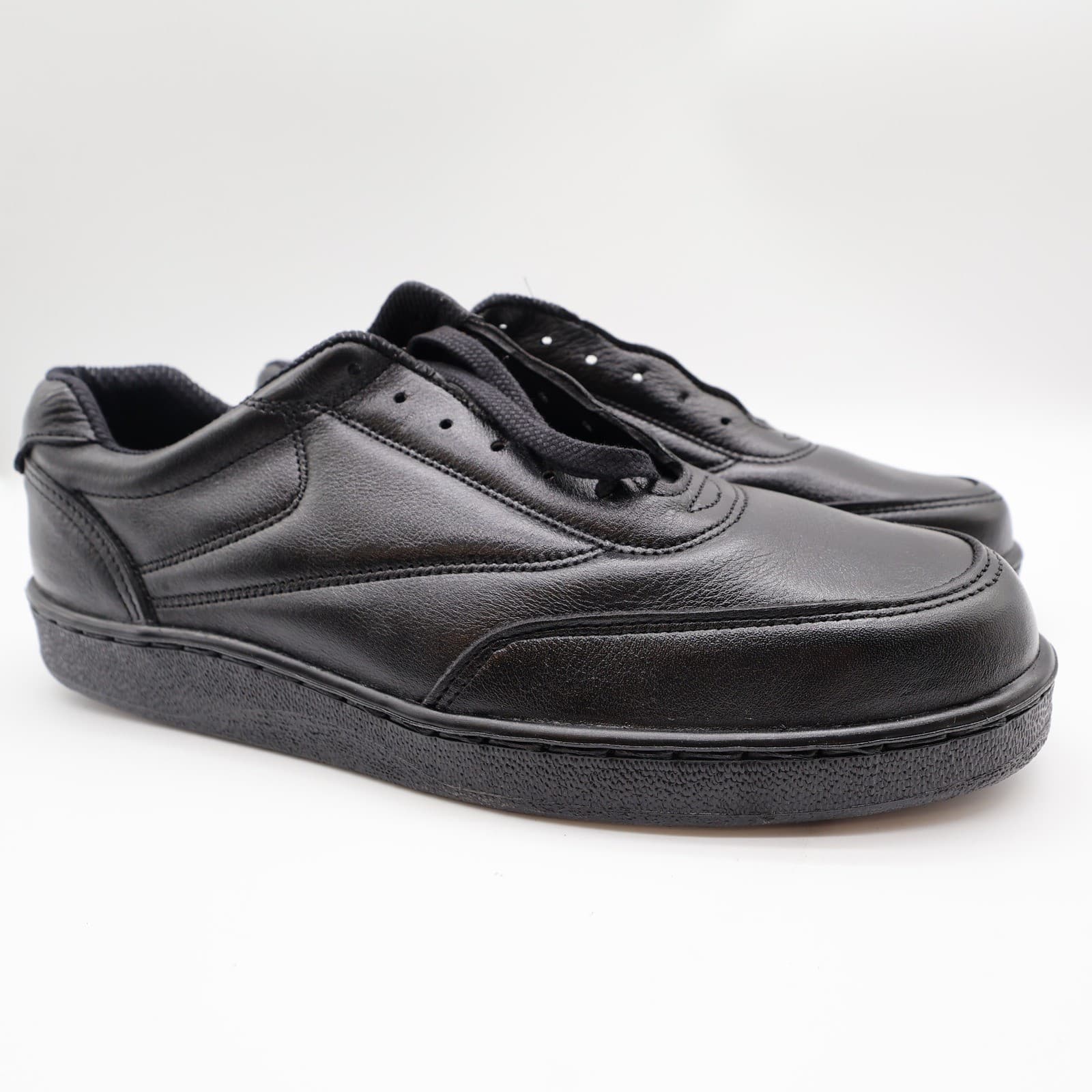 Thorogood Postal Oxford Shoes 9.5 Black Leather USA Made NOS 834-6333 - Thumbnail 2