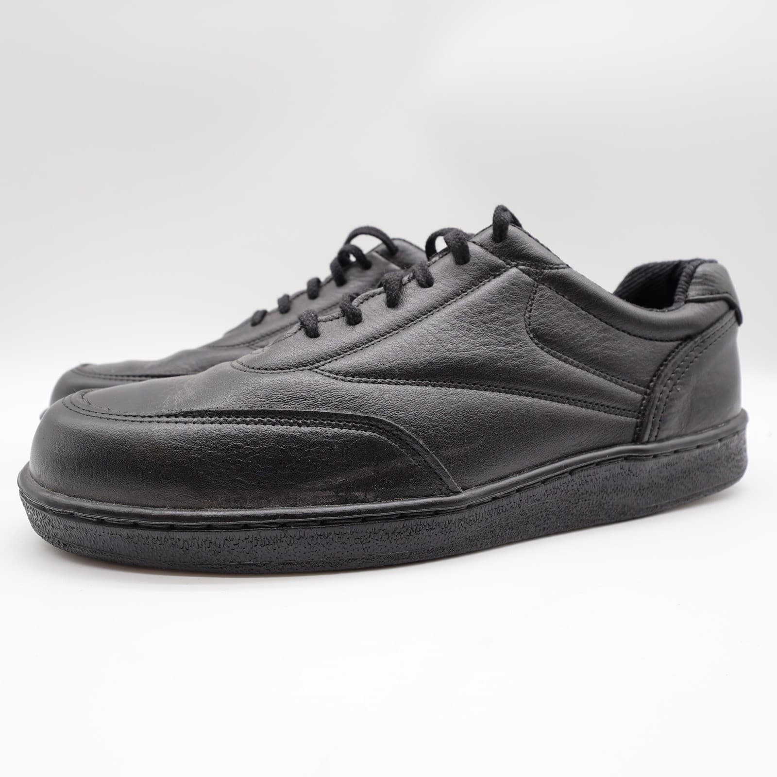 Thorogood Postal Oxford Shoes Mens 10 Black Leather USA Made NOS - Thumbnail 3