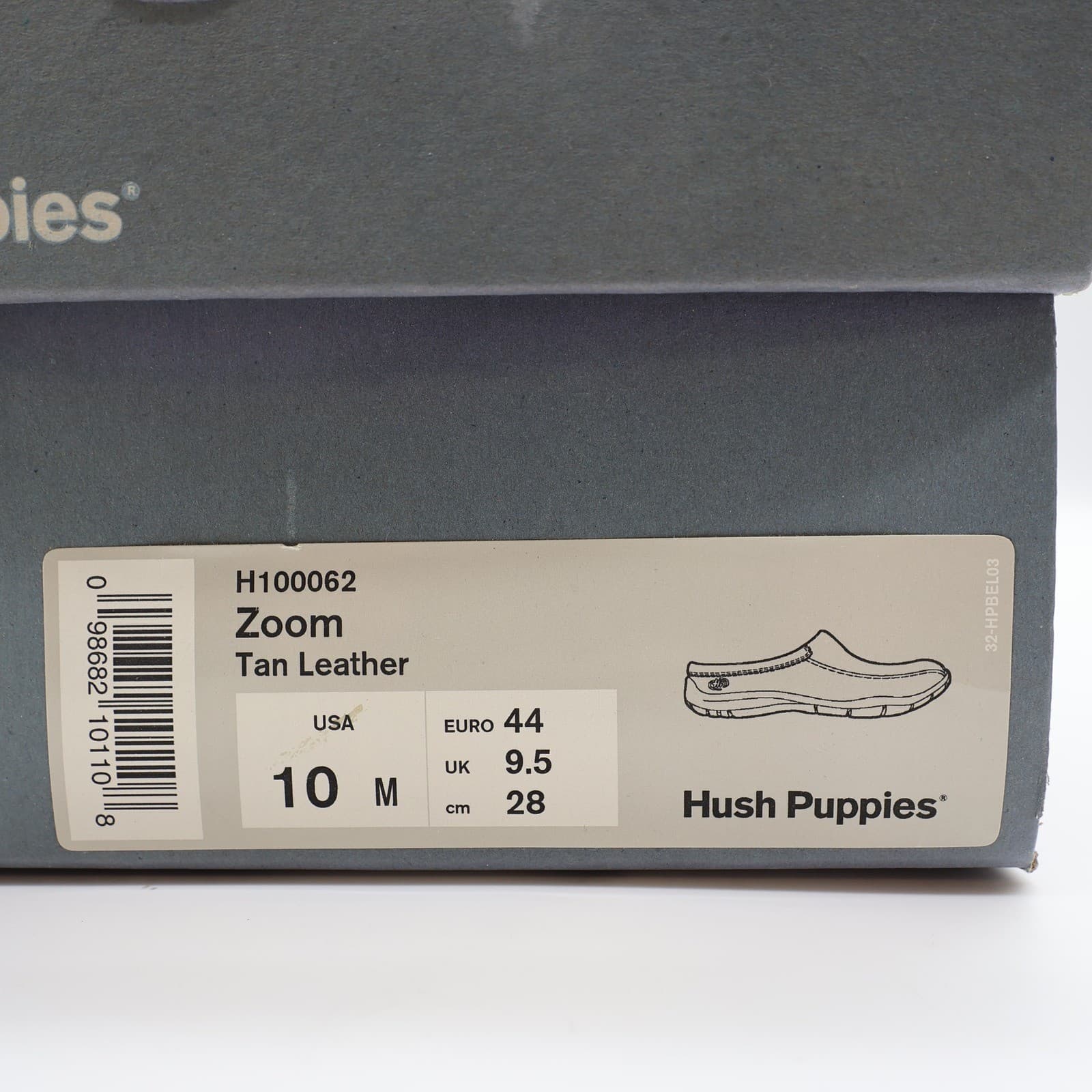 Hush Puppies Zoom Clogs Mens 10 Tan Leather Slip On Comfort Shoes - Thumbnail 8