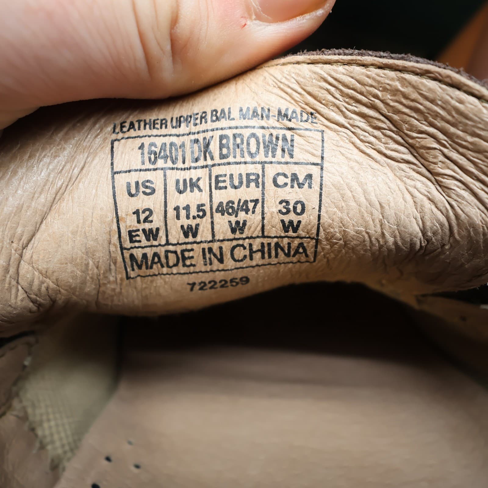 Hush Puppies Legend Loafers Mens 12 EW Brown Leather Slip On Comfort NIB - Thumbnail 7