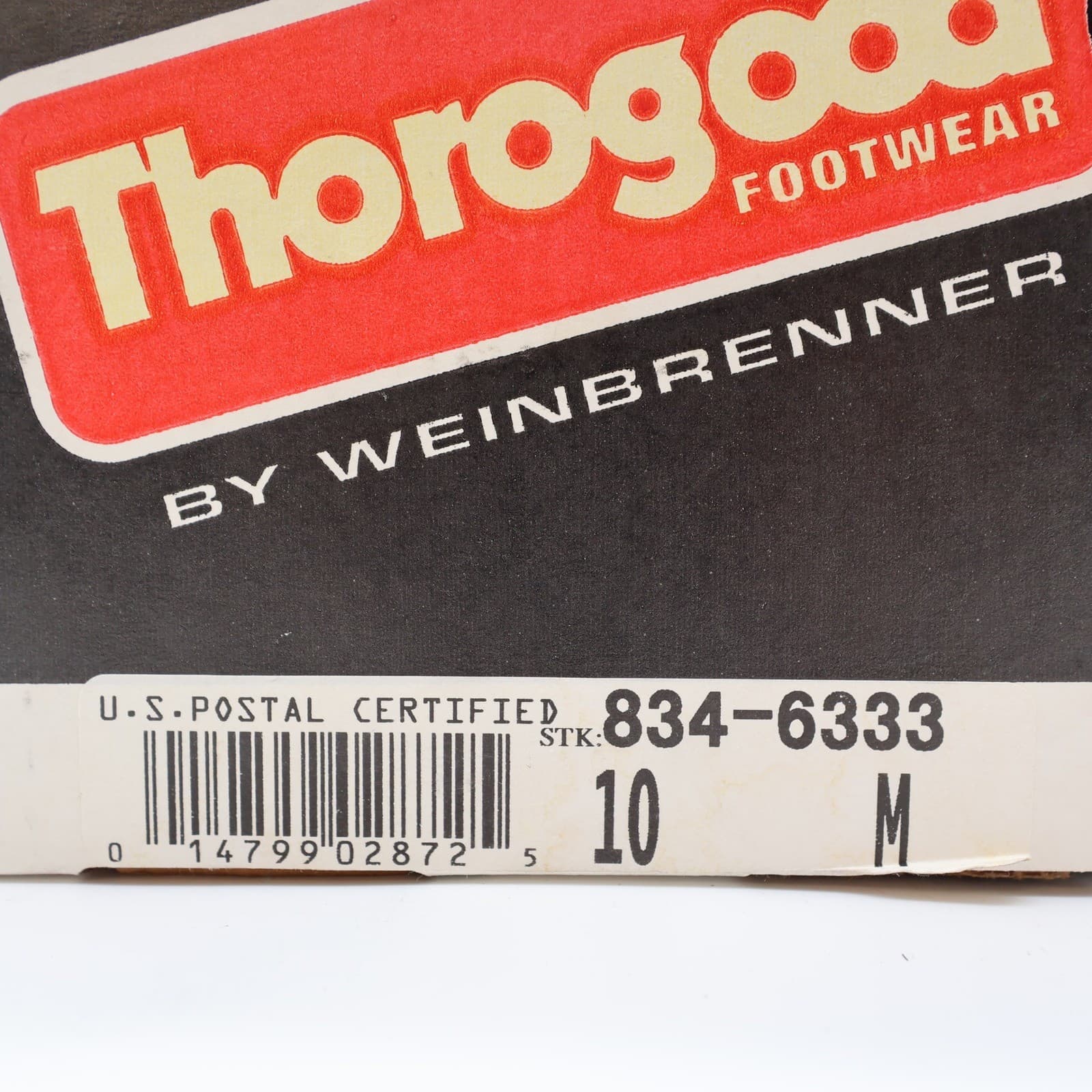 Thorogood Postal Oxford Shoes Mens 10 Black Leather USA Made NOS - Thumbnail 8