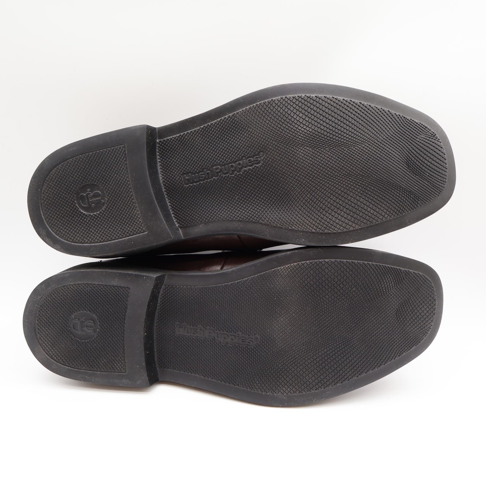 Hush Puppies Legend Loafers Mens 12 EW Brown Leather Slip On Comfort NIB - Thumbnail 6