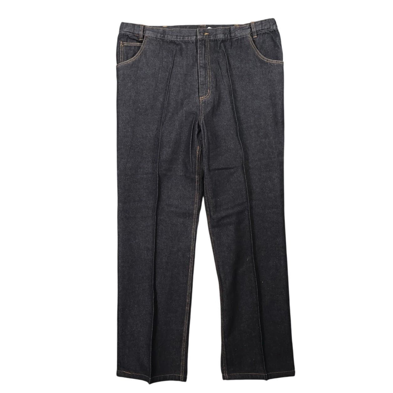 Haband Tailgater Jeans Mens 42x33 Black Excellent Fit Forever Cotton Straight