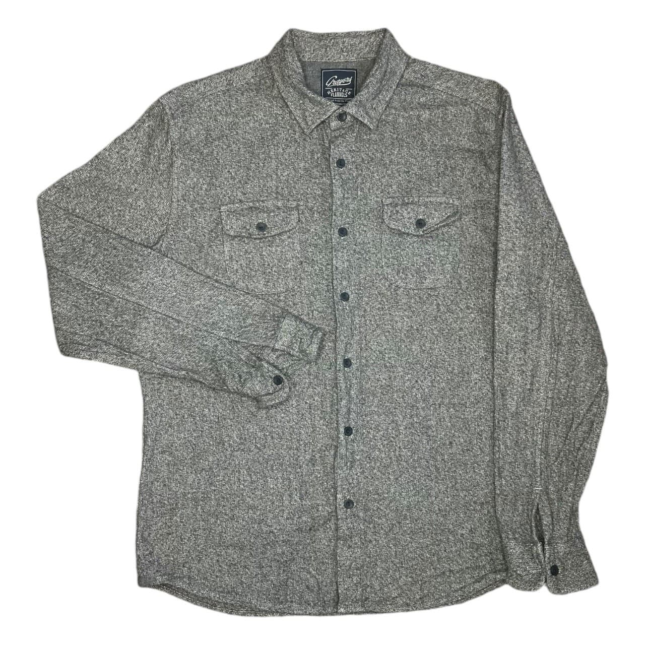 Crayers Heritage Flannels Men's Long Sleeve Button Up Shirt Size Large