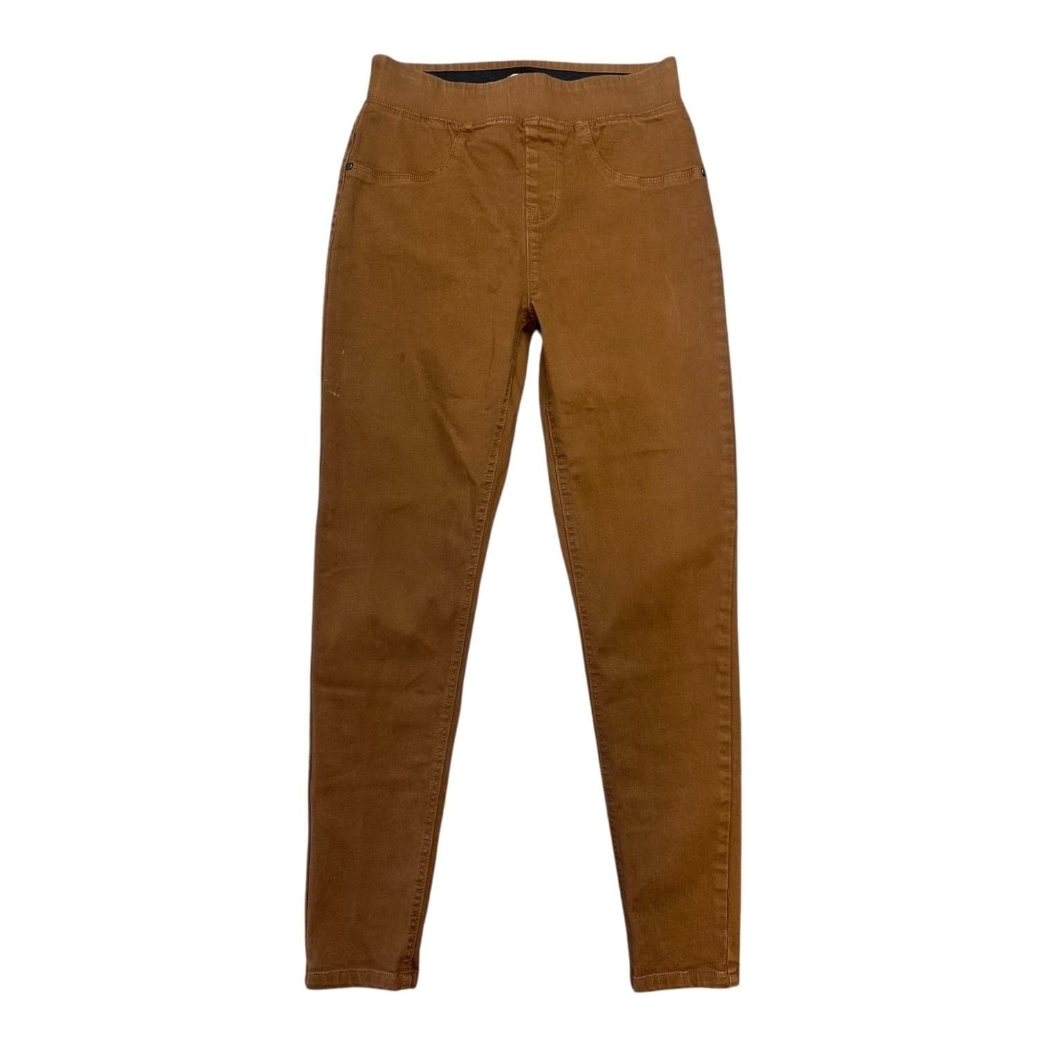 Reba Women's Size 6 Brown Pull On Skinny Pants Stretch Denim Jeans