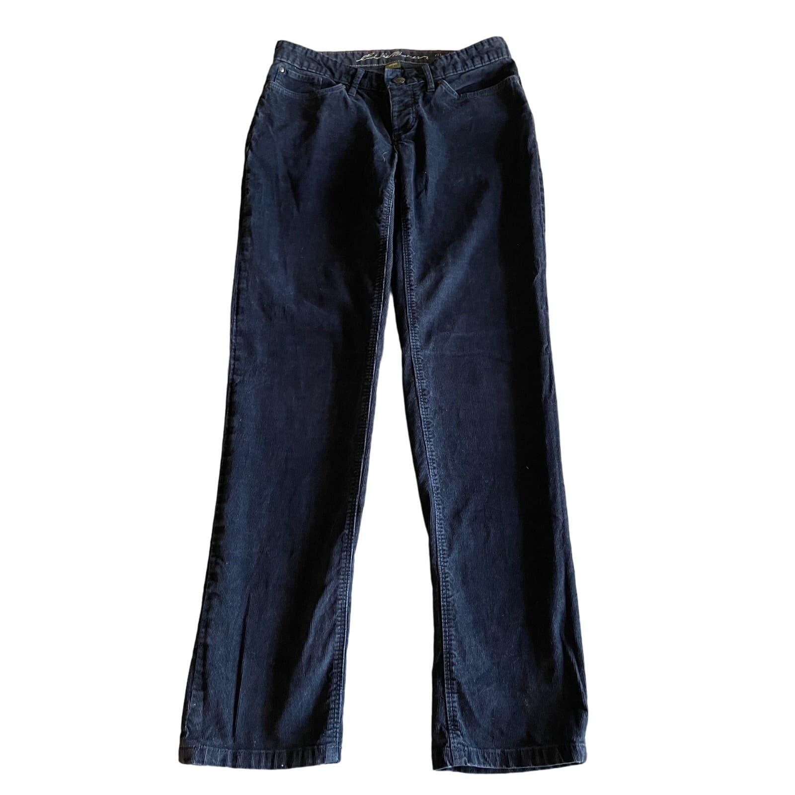 Eddie Bauer Womens Black Corduroy Size 2