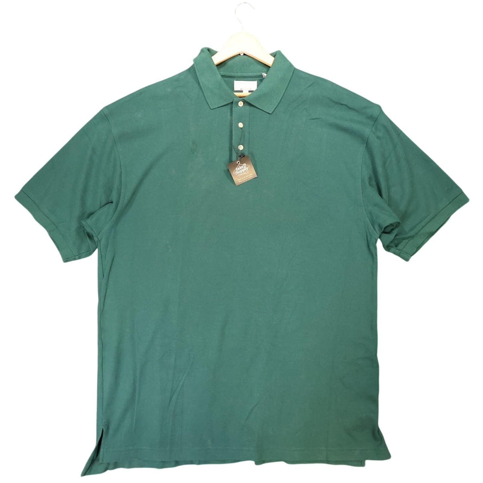 Millennium Arrow Polo Mens XL Green Excellent Vintage Short Sleeve Cotton - Image 1