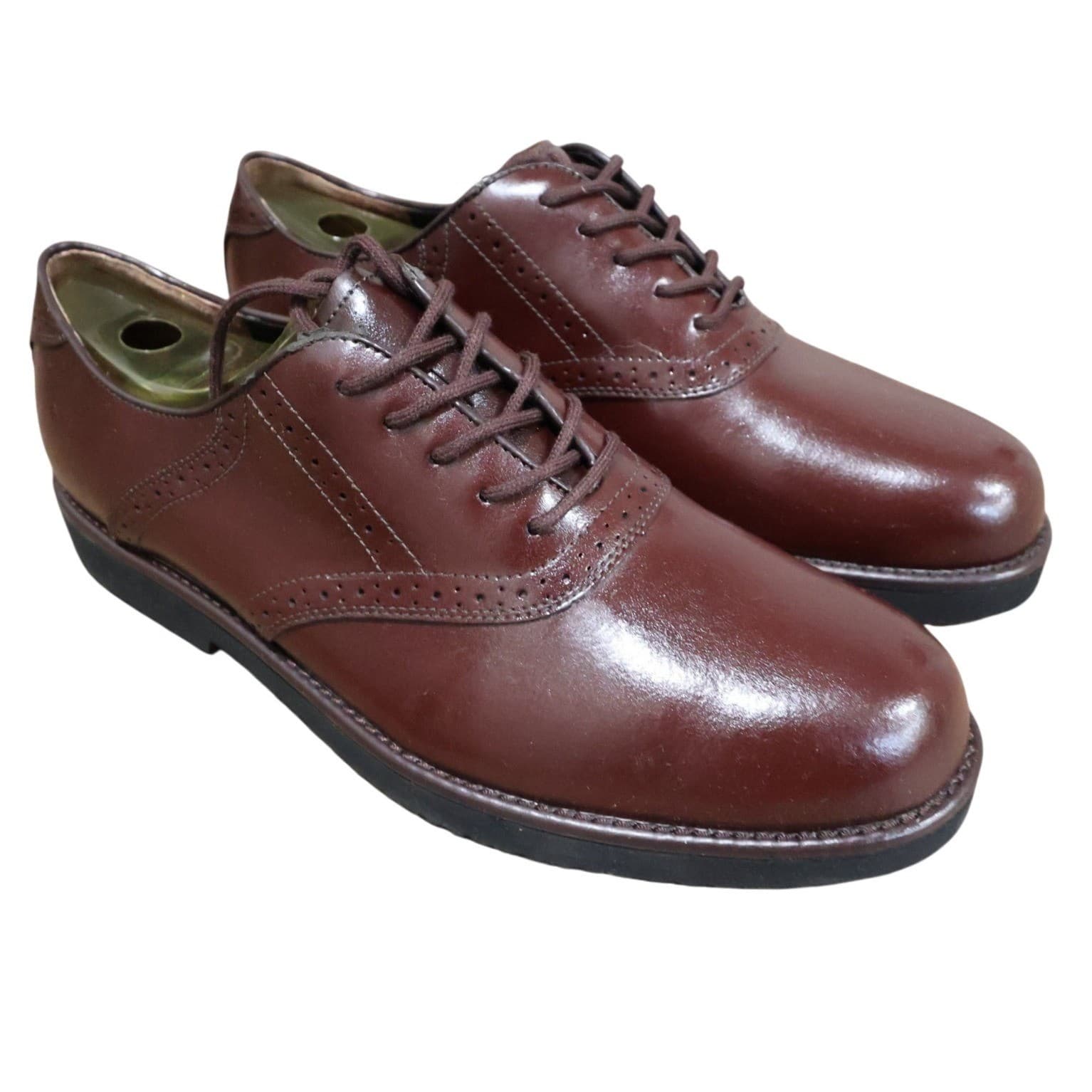 Dex Classic Ferris Oxford Shoes Mens 13 Burgundy New Ferris DM1052-4