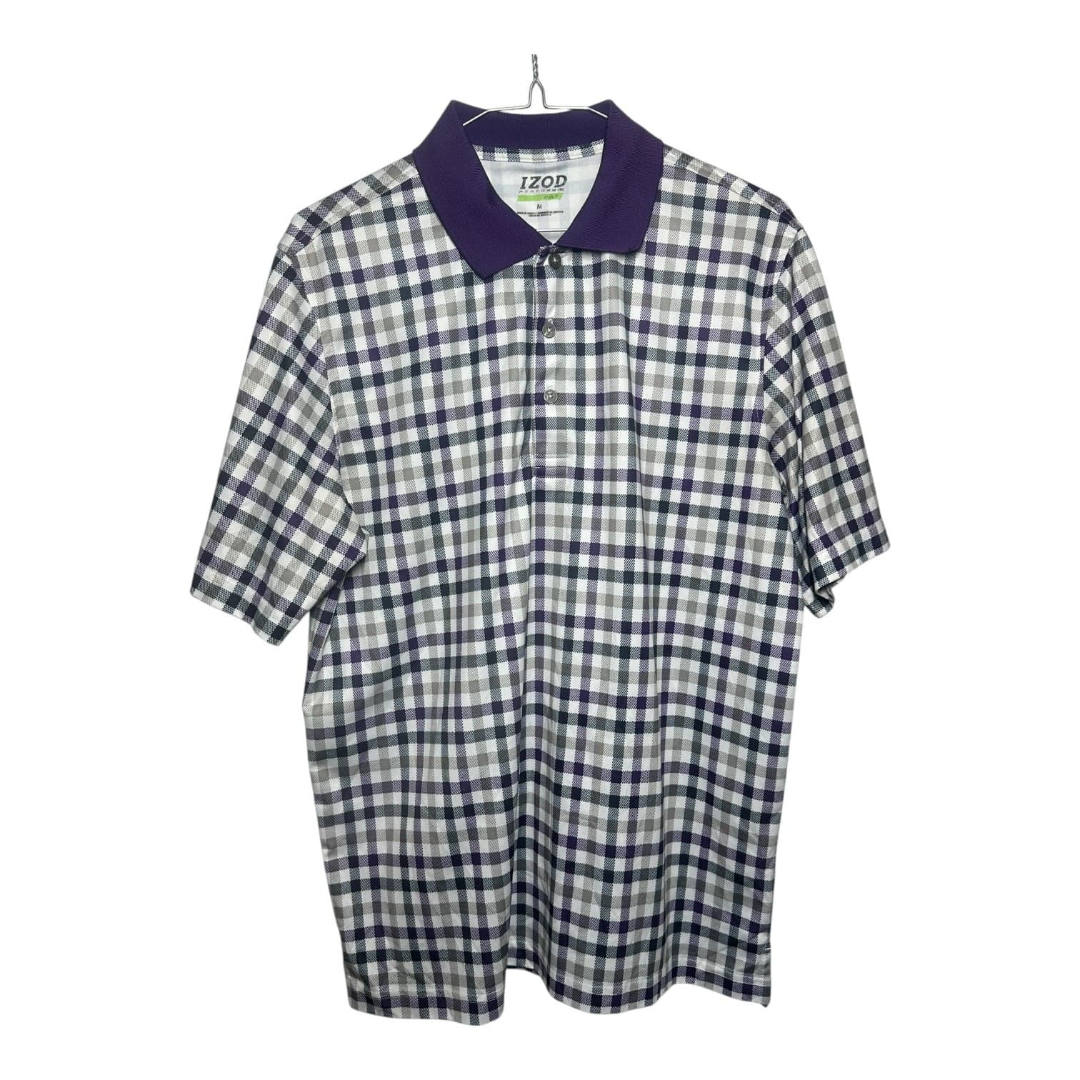 IZOD PerformX Golf Men's Purple, White, Grey Size M