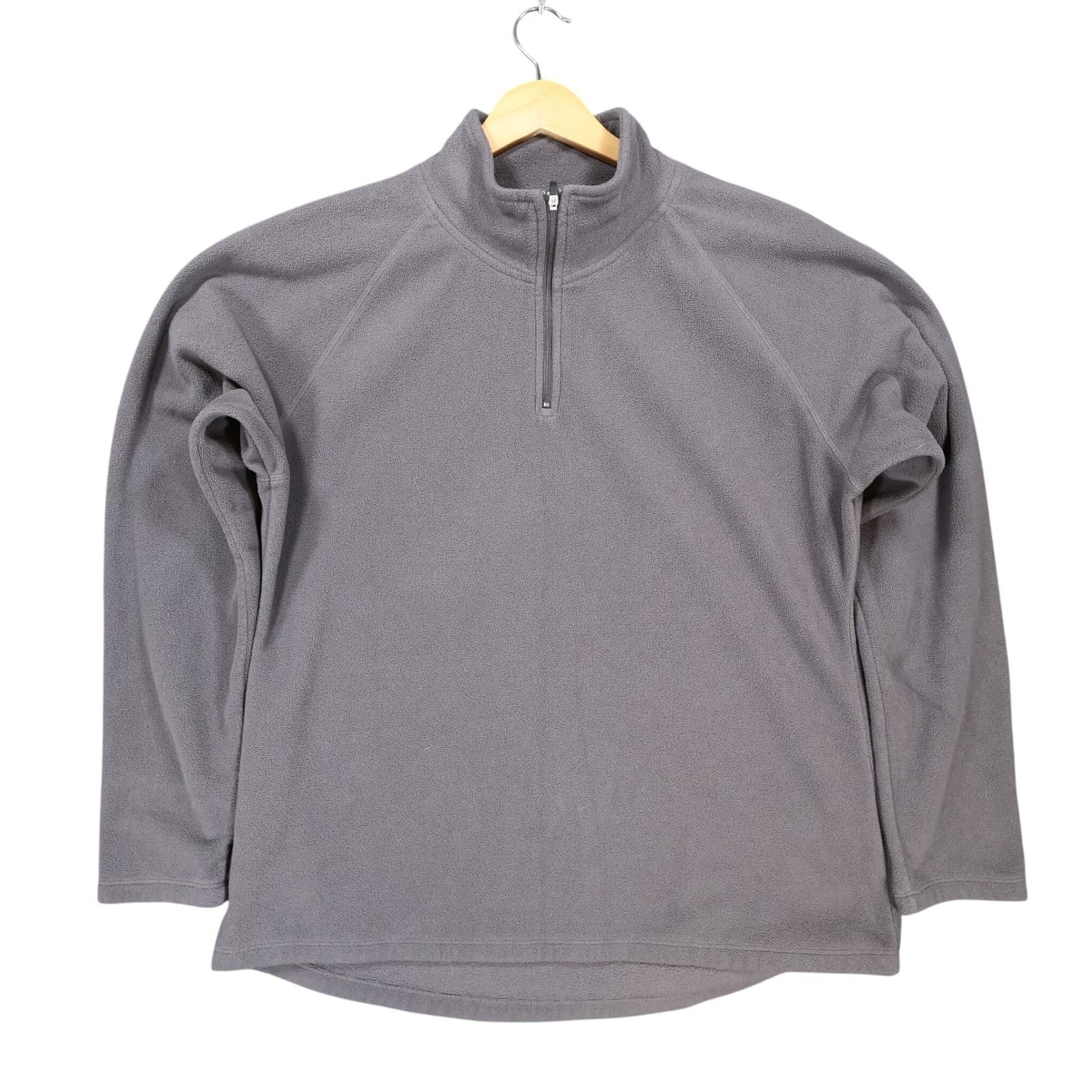 C9 by Champion Quarter Zip Pullover Mens XL Gray Excellent Mock Neck Fleece