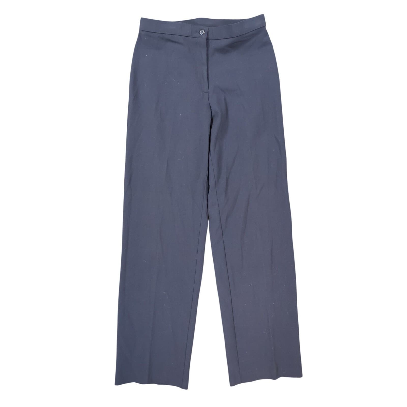 Briggs New York Dress Pants Womens 4 Navy Blue Excellent Straight Leg