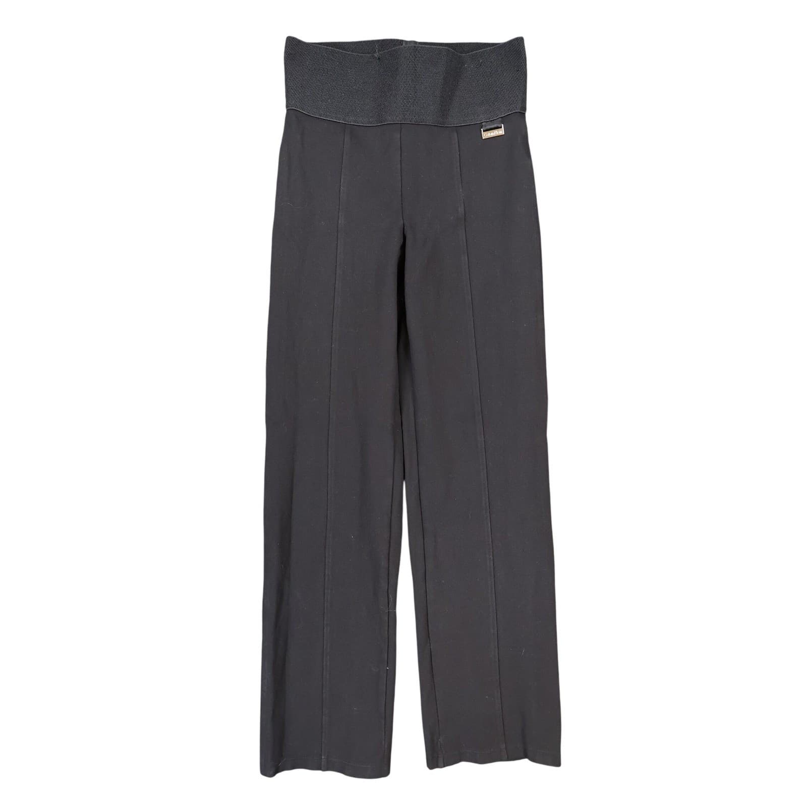 Calvin Klein Pants Womens XS Black Excellent Power Stretch Seamed Front