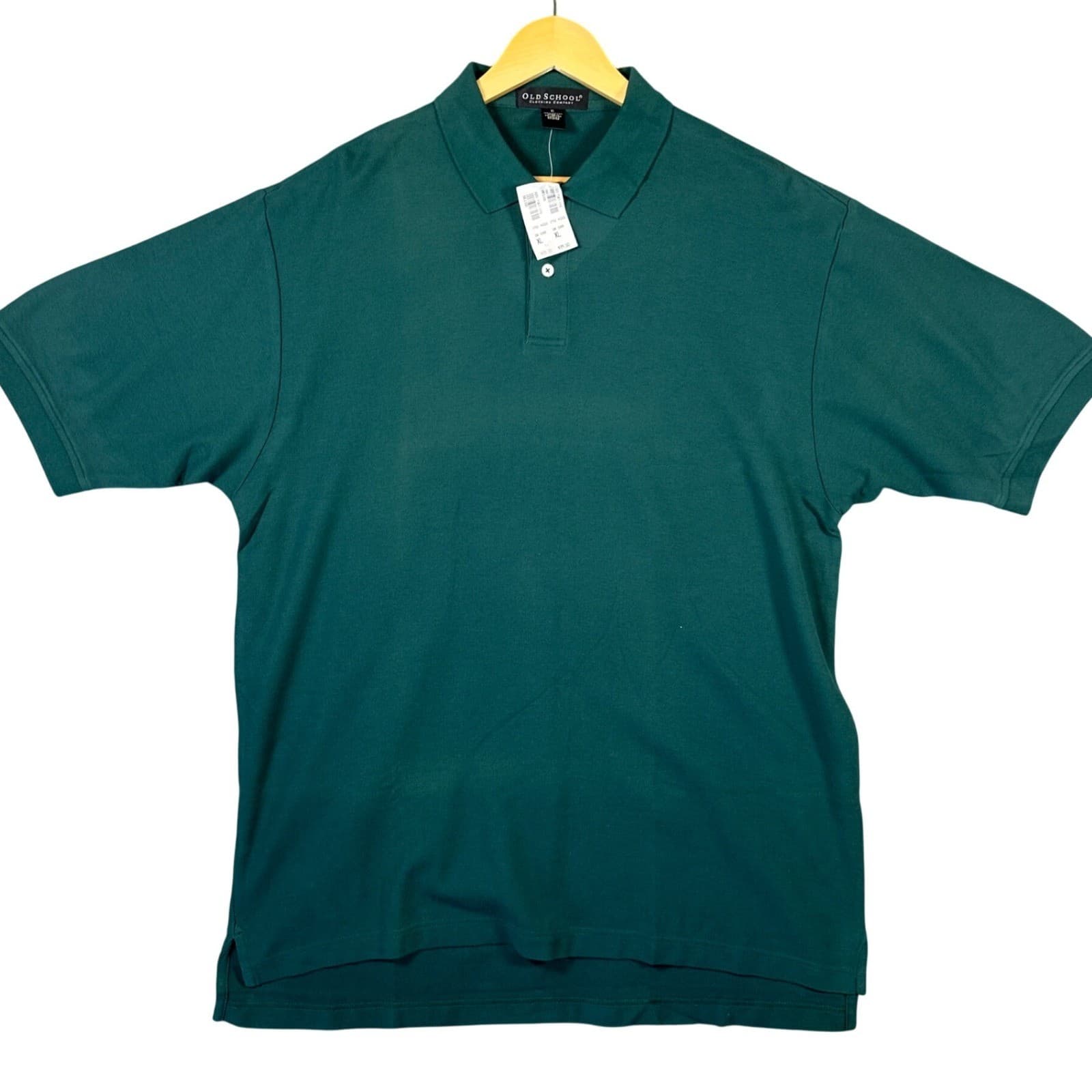 OLD SCHOOL CLOTHING COMPANY Men's Dark Green Short Sleeve Polo Shirt XL