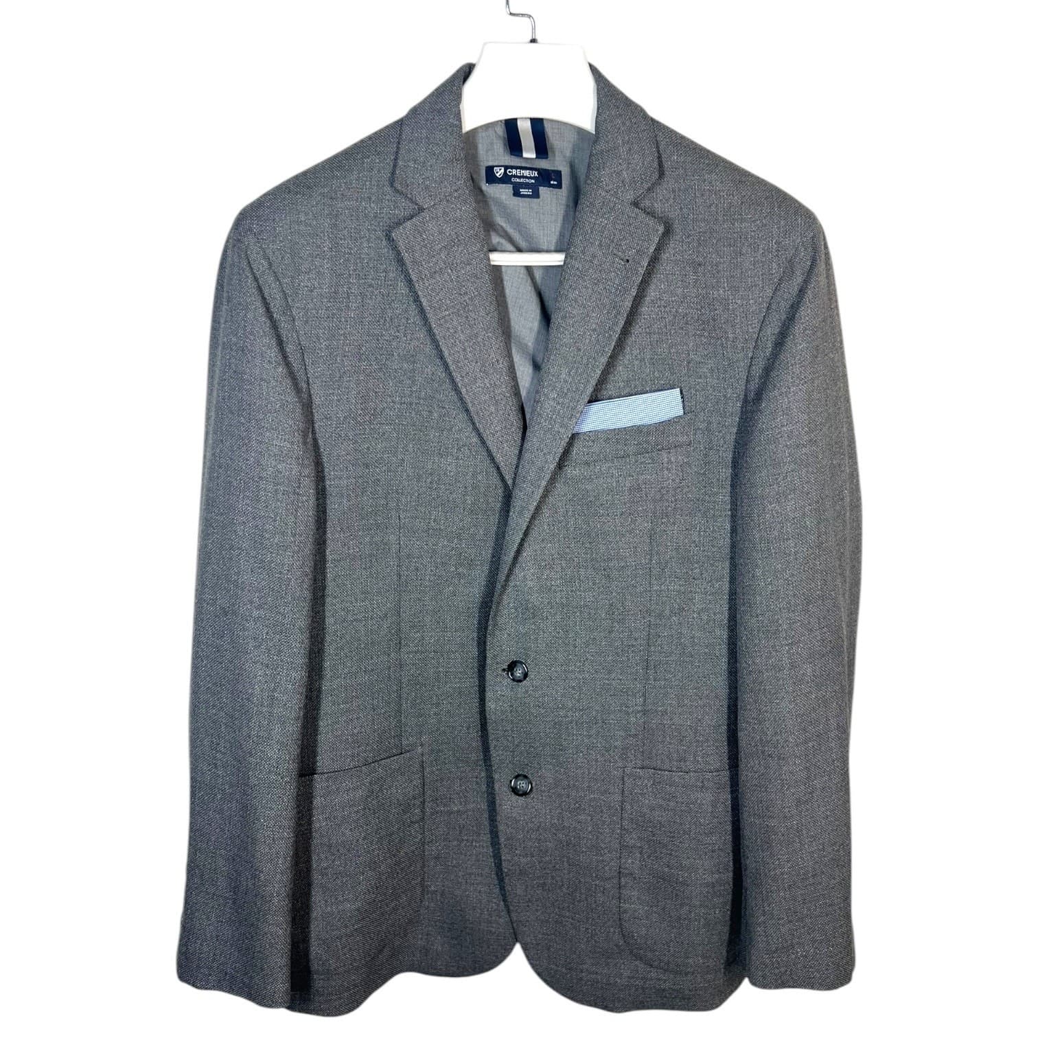 Cremieux Large Gray Sport Coat Blazer