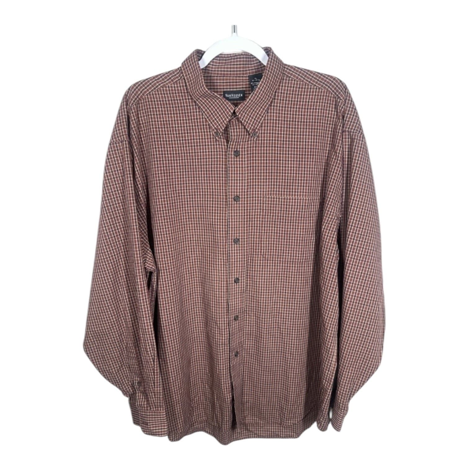 Van Heusen XL 17-17.5 Long Sleeve Button Down