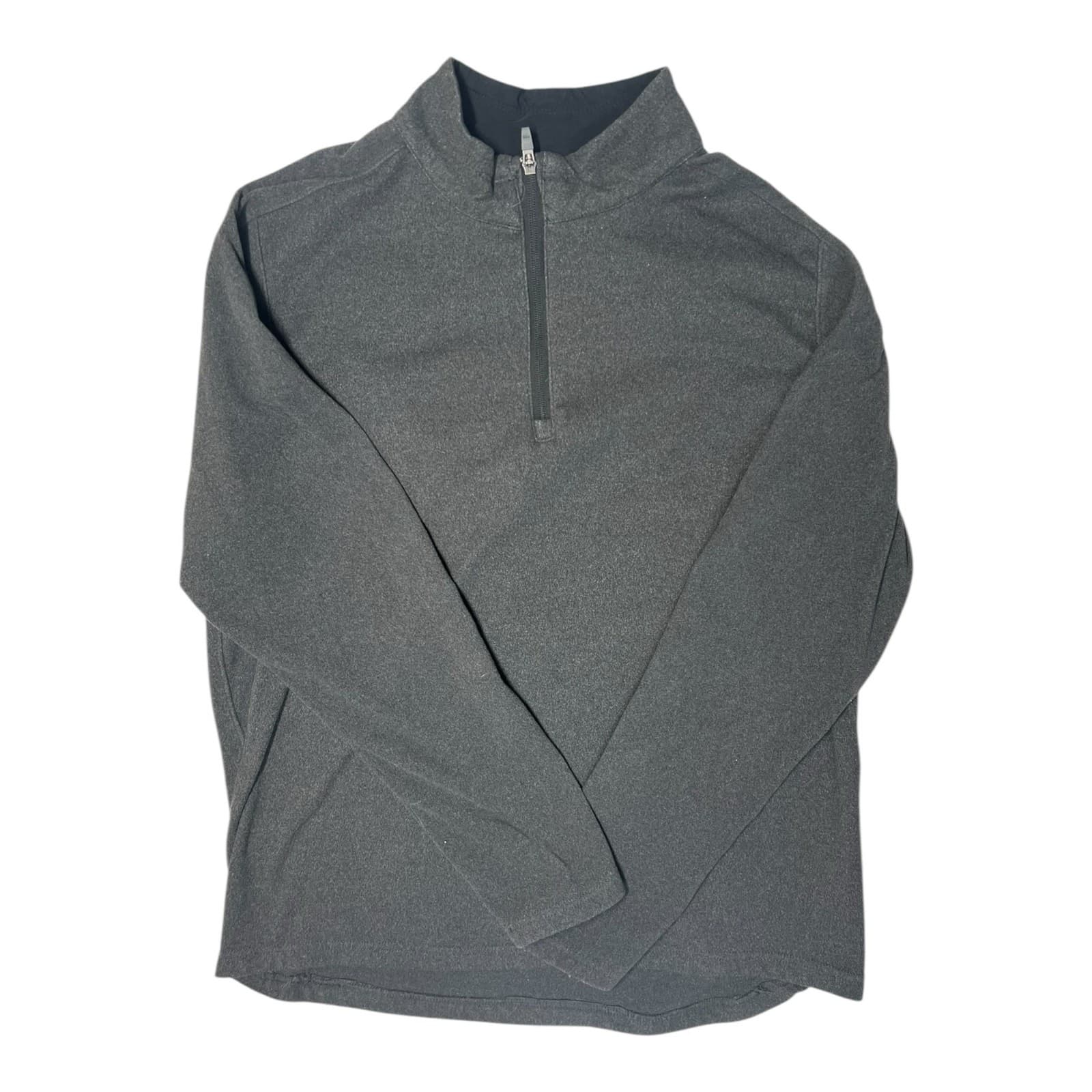Mondetta Outdoor Project Men’s Large Gray Quarter-Zip Fleece Cozy Outdoor Layer
