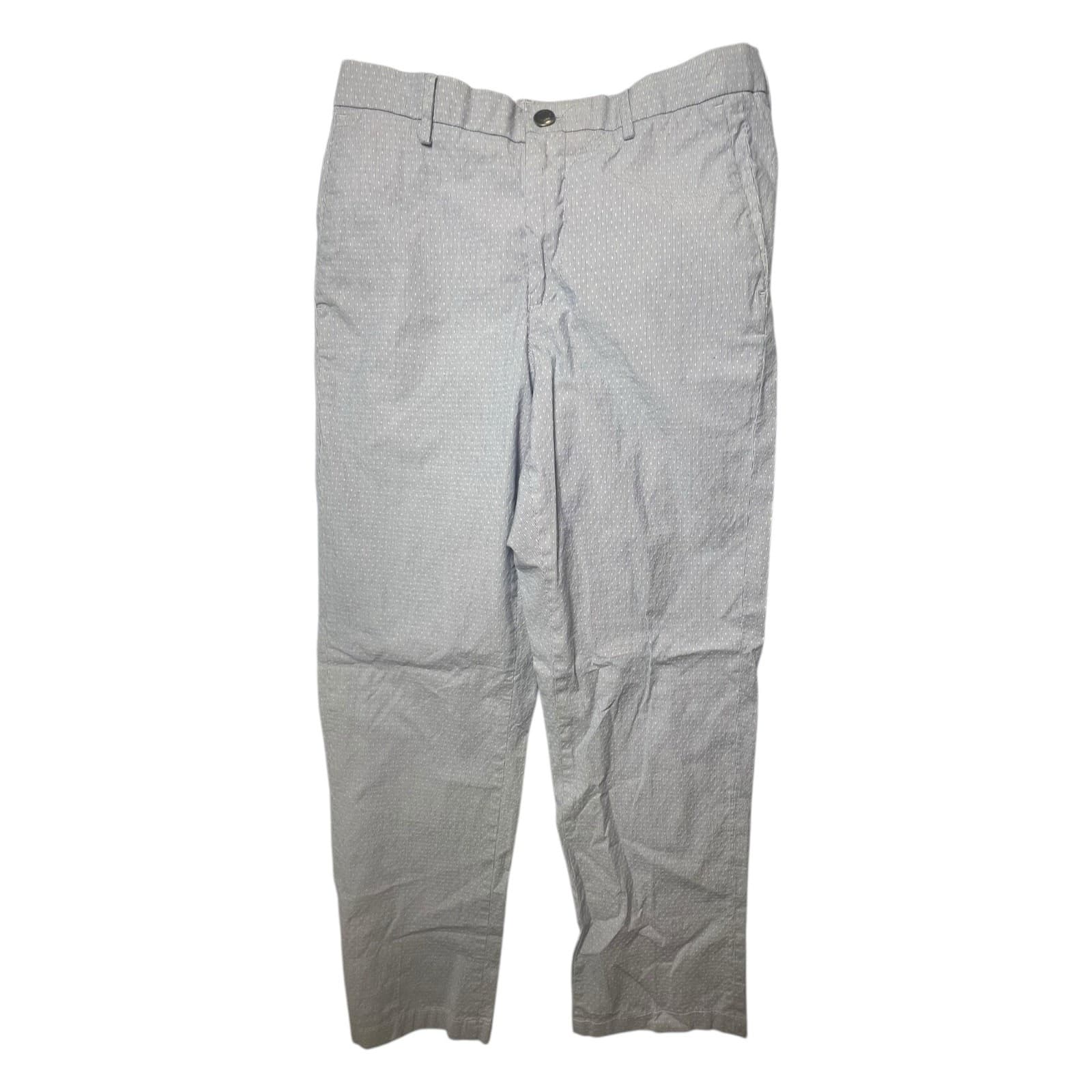 Murano Men’s 30x30 Blue Patterned Pants – Modern Casual Style