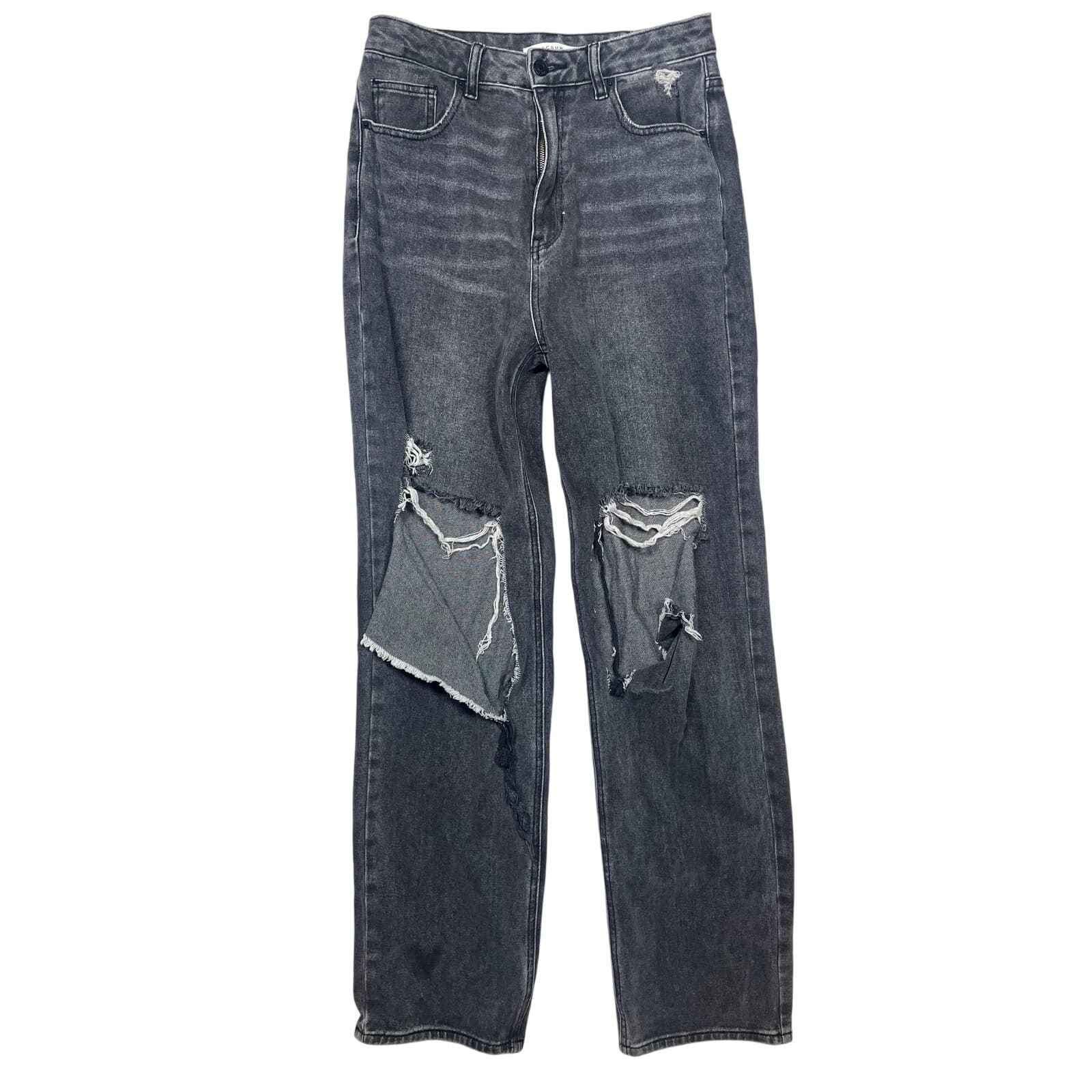 Pacsun Women’s Size 29 Black Distressed Boyfriend Jeans | Relaxed Fit