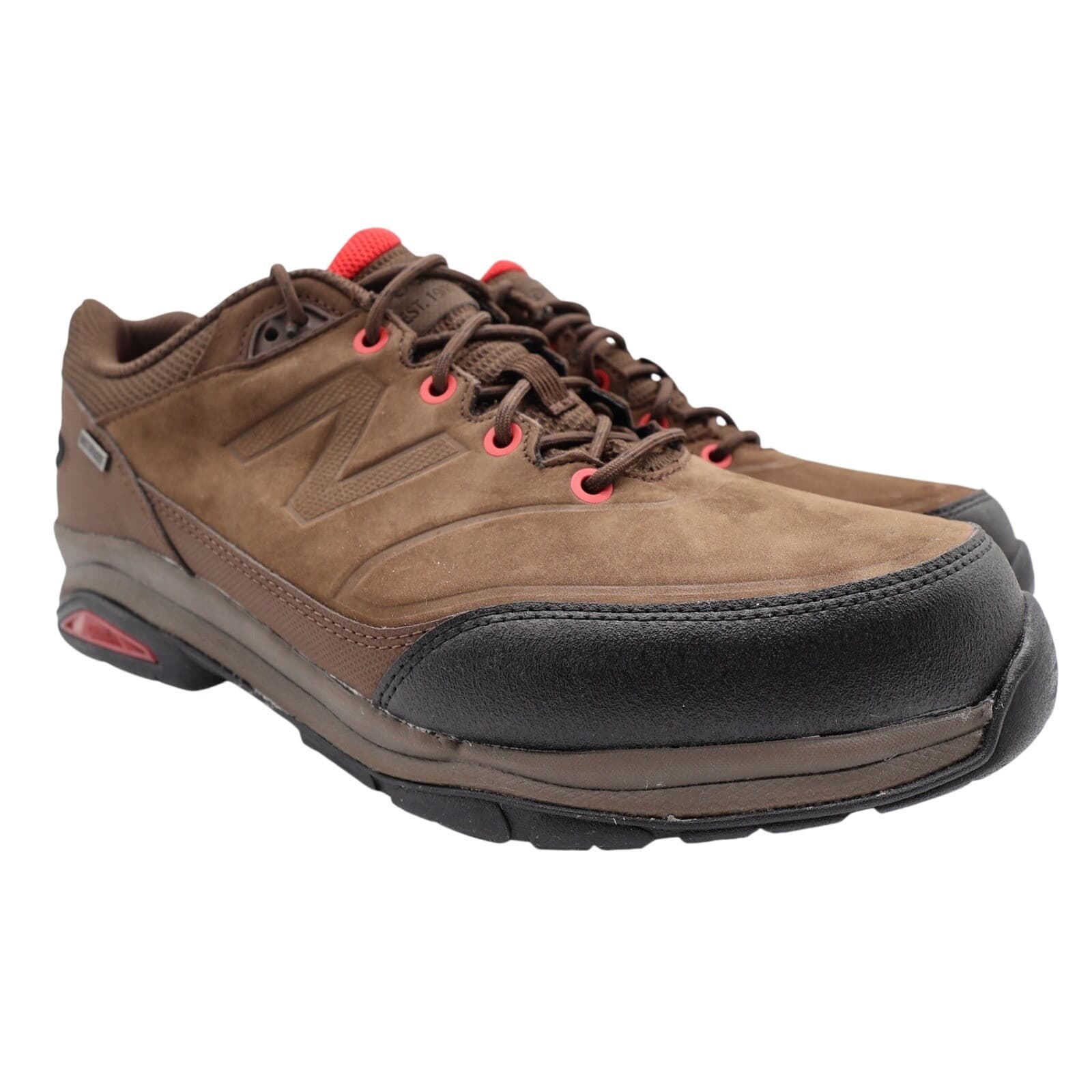 New Balance MW1300BR Walking Shoes Mens 10 4E Brown Leather Waterproof Rollbar