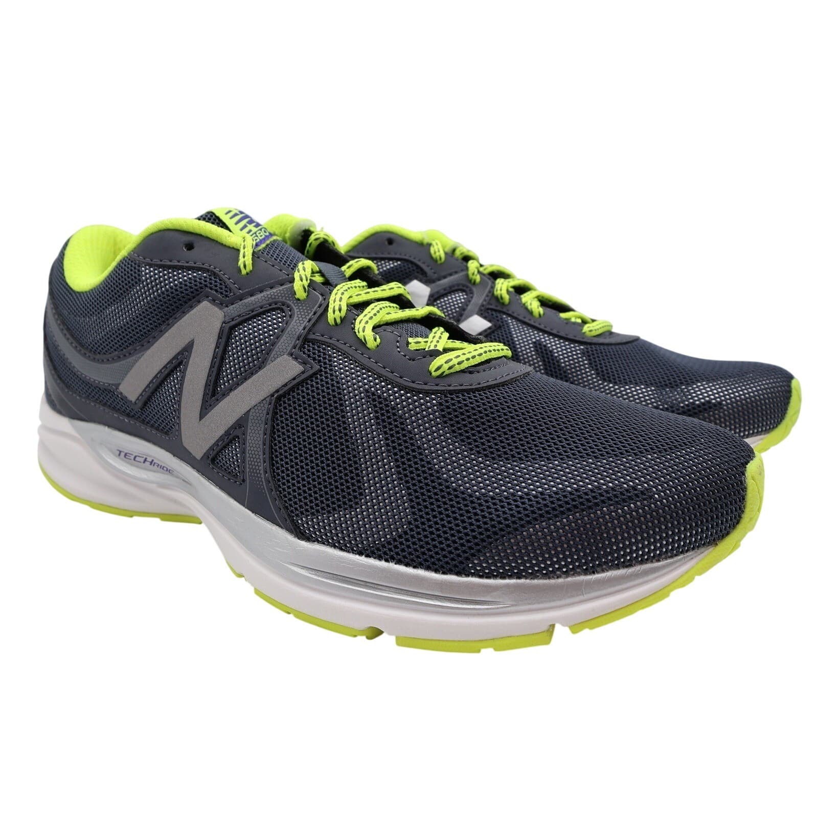New Balance 580 v5 Running Shoes Womens 10 Grey Yellow Mesh TechRide W580LG5