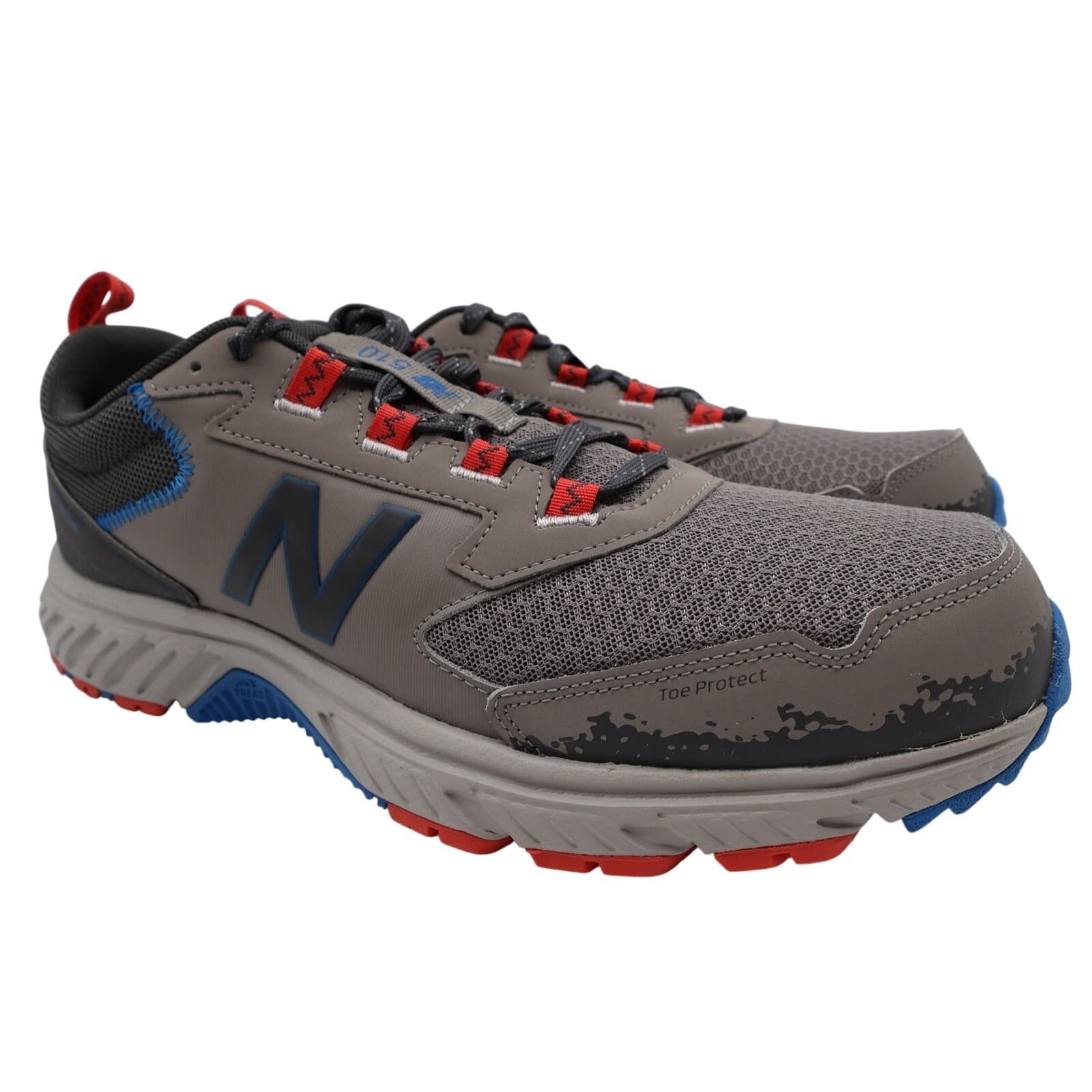 New Balance 510v5 Trail Running Shoes Mens 12 Grey Synthetic MT510LG5 Athletic