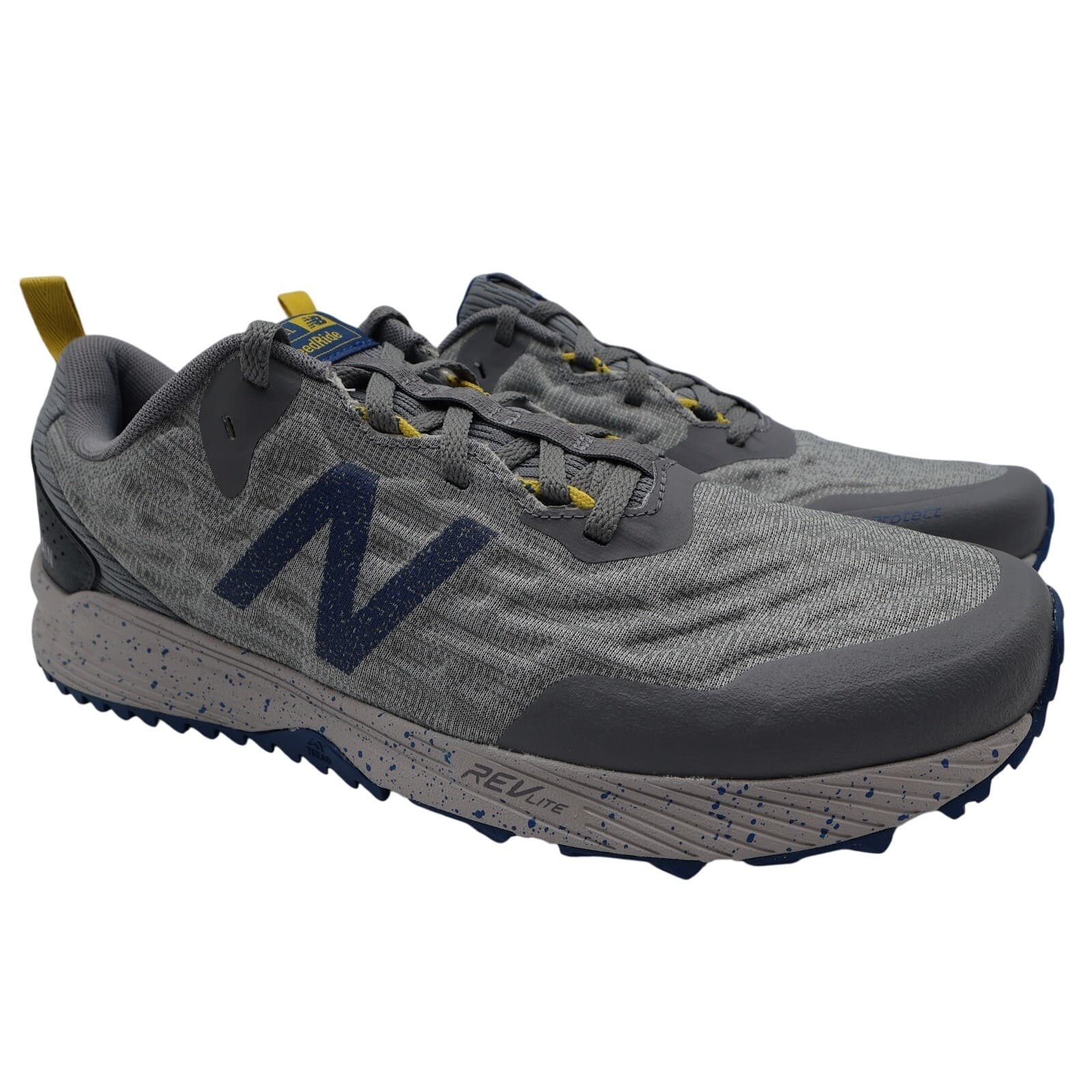 New Balance Nitrel v3 Trail Running Mens 10 Grey Blue Synthetic MTNTRLN3 Sneaker