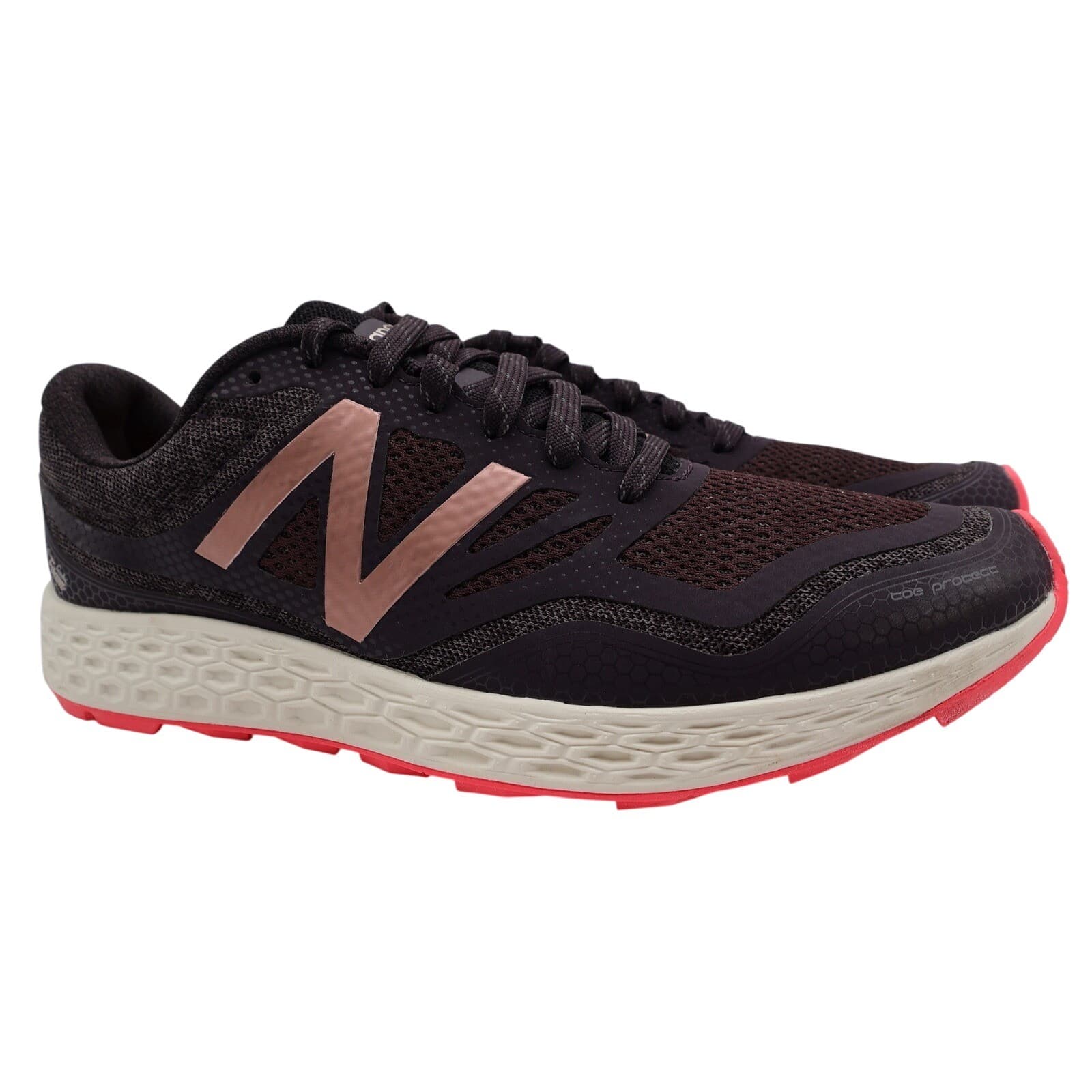 New Balance Fresh Foam Gobi Trail Running Shoes Womens 10 Purple Rose Gold Mesh