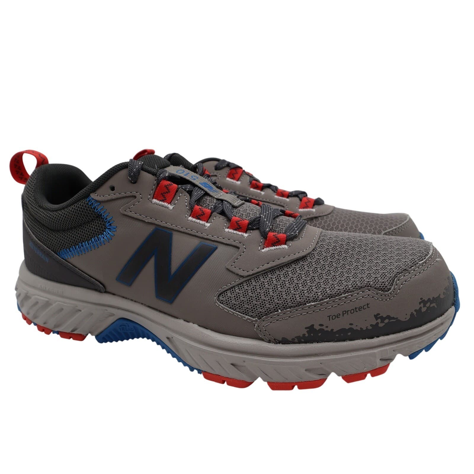 New Balance 510v5 Trail Running Shoes Mens 10 Grey MT510LG5 All Terrain