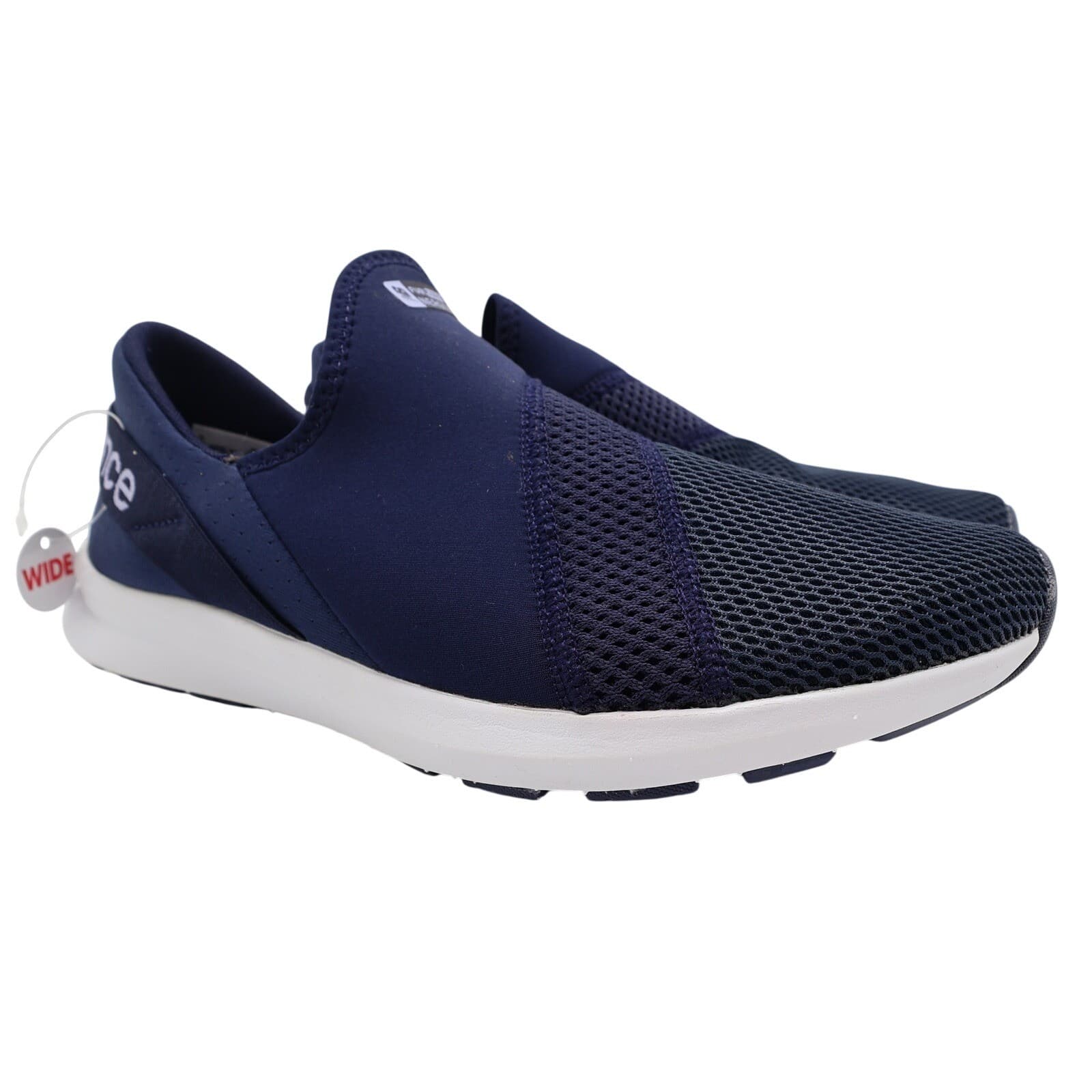 New Balance FuelCore Nergize Running Shoes Womens 9 Wide Navy Blue WLNRSLN1 Mesh