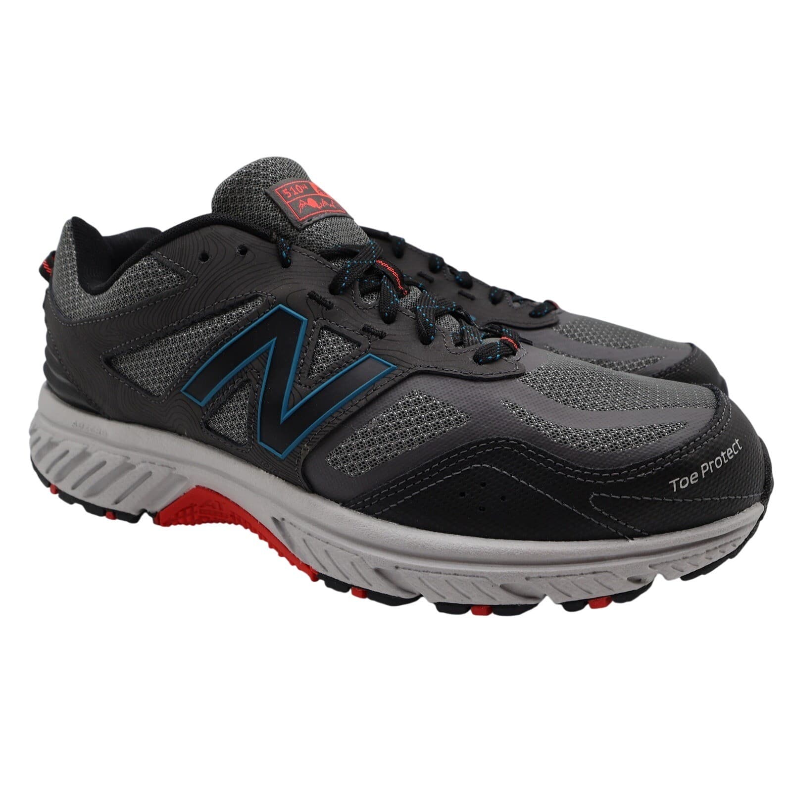New Balance 510v4 Trail Running Shoes Mens 11.5 Gray MT510LM4 All Terrain Hiking
