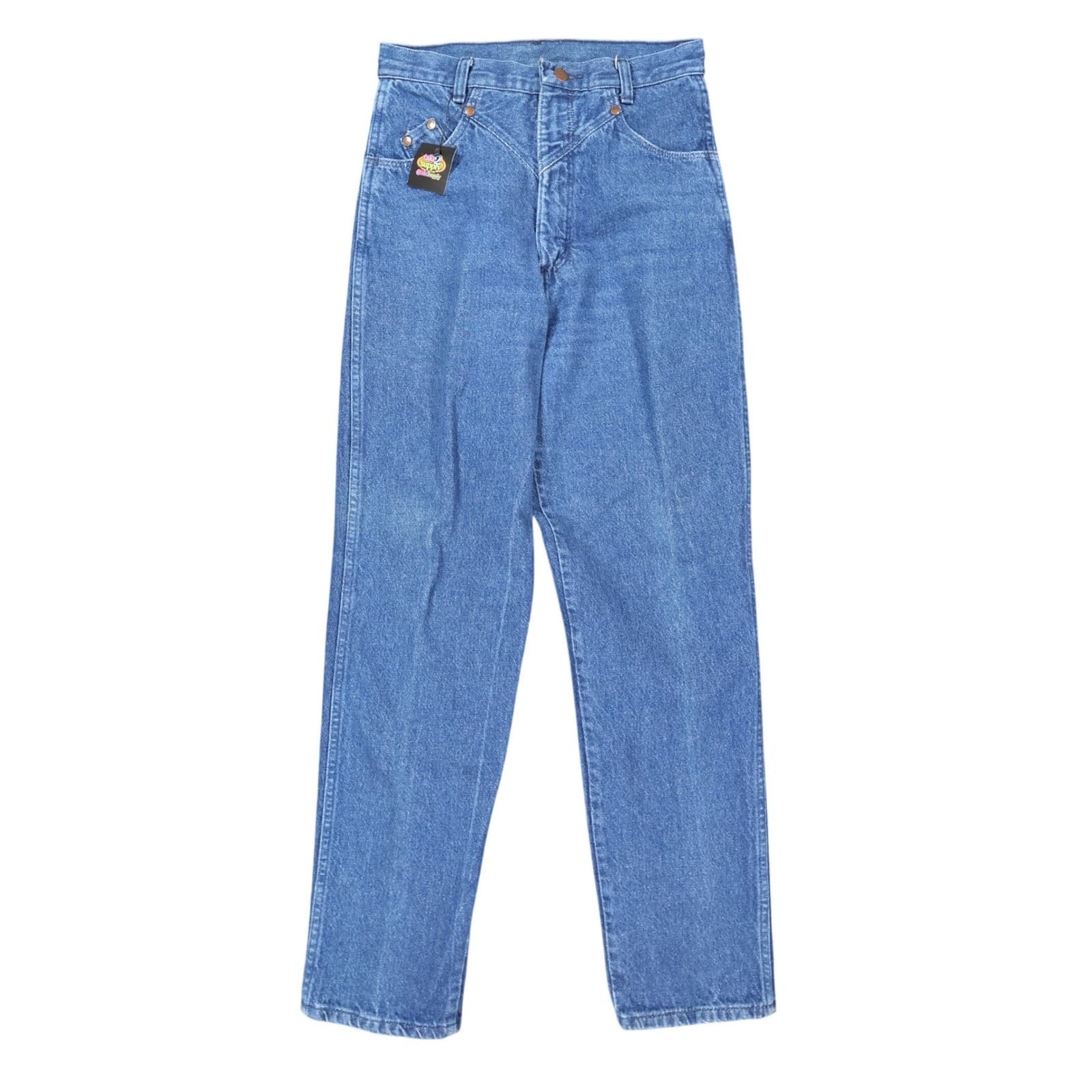 Wrangler Jeans Women 11/12 Blue Excellent Vintage High Rise Western Denim