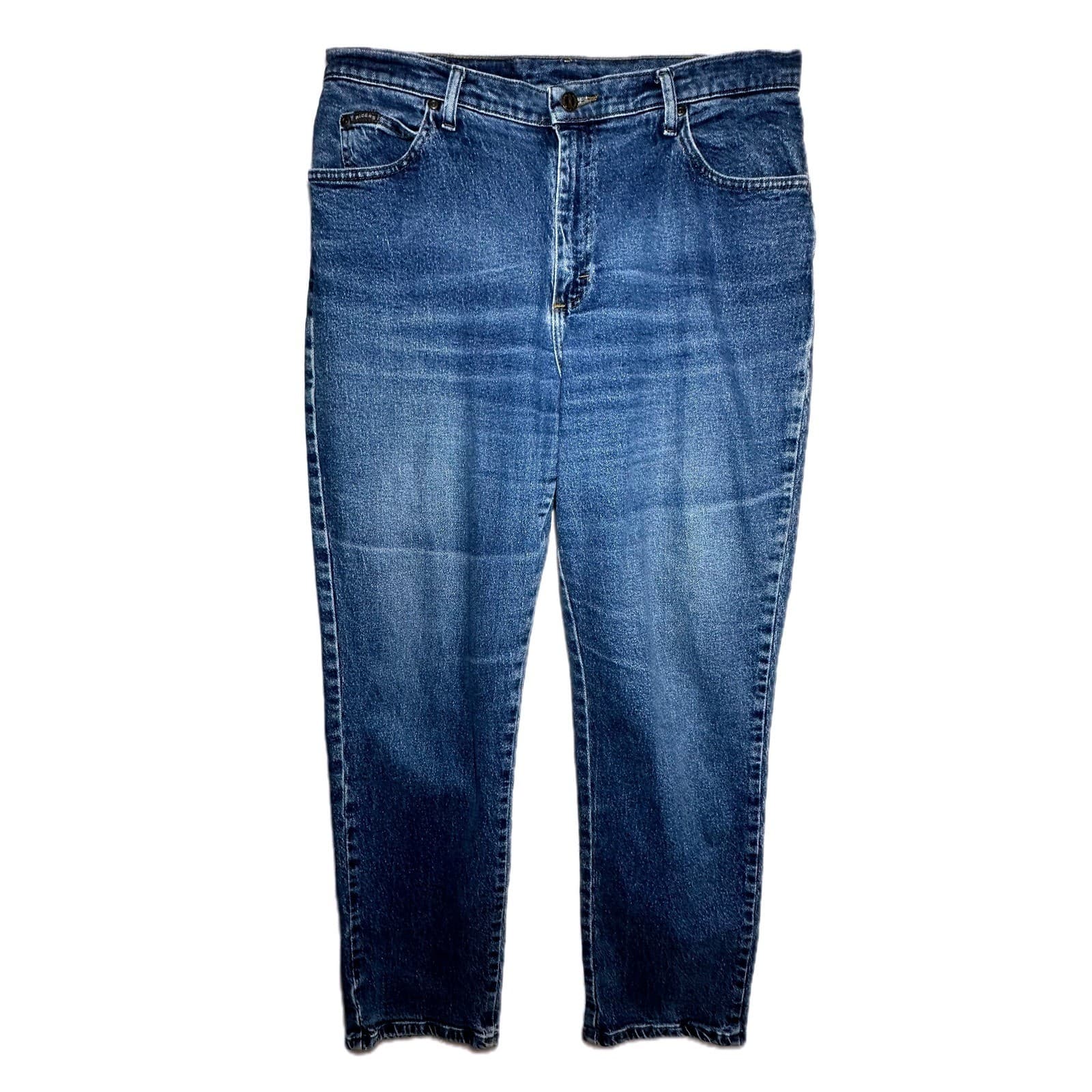 Riders by Lee Women's Mid Rise Straight Leg Jeans Medium Wash Size 16M