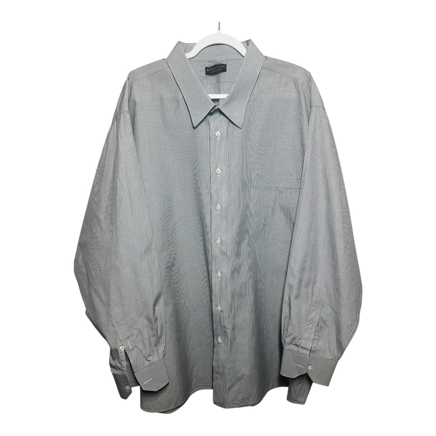 Chris Cobb Clothing Button Down Shirt Mens 3XL Long Sleeve Dress Shirt