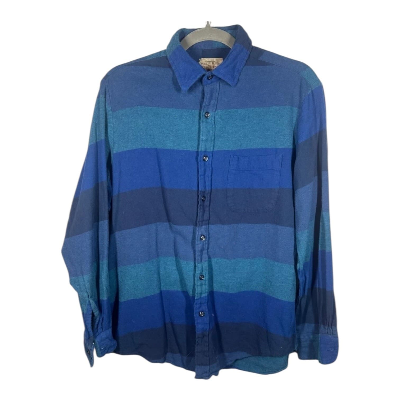 Telluride Clothing Co. Mens Blue Long Sleeve Size M