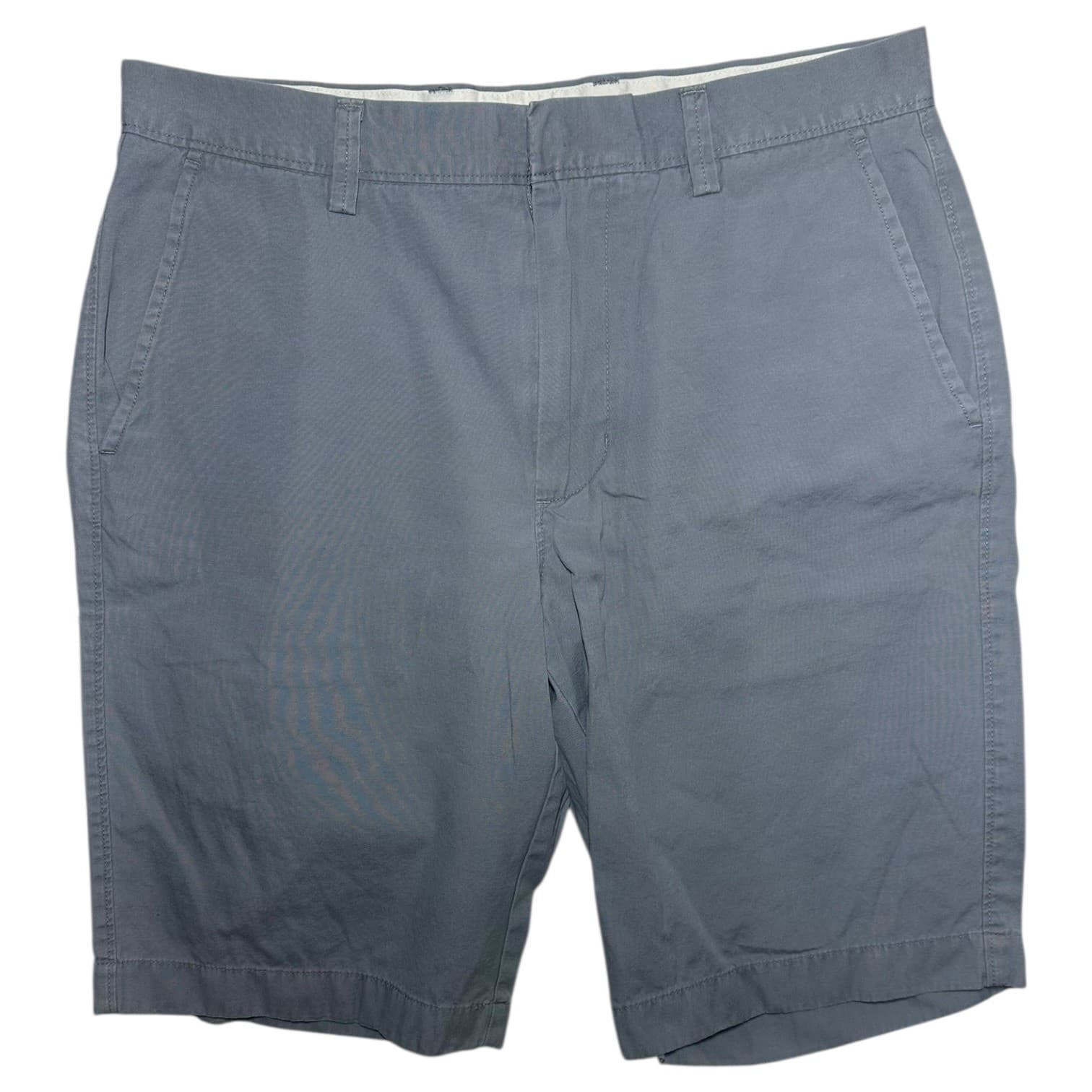 J. Crew Men's Gray Cotton Chino Shorts Size 32 Casual Summer