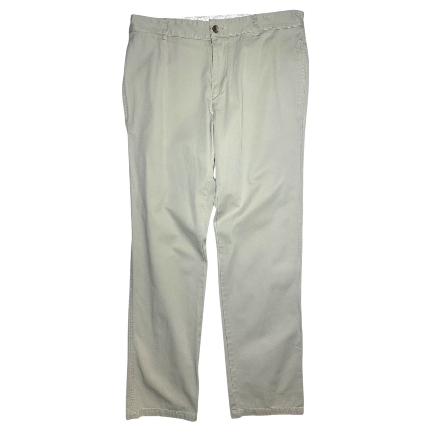 Lacoste Men's Khaki Straight Fit Chinos Size 40 Made in Peru