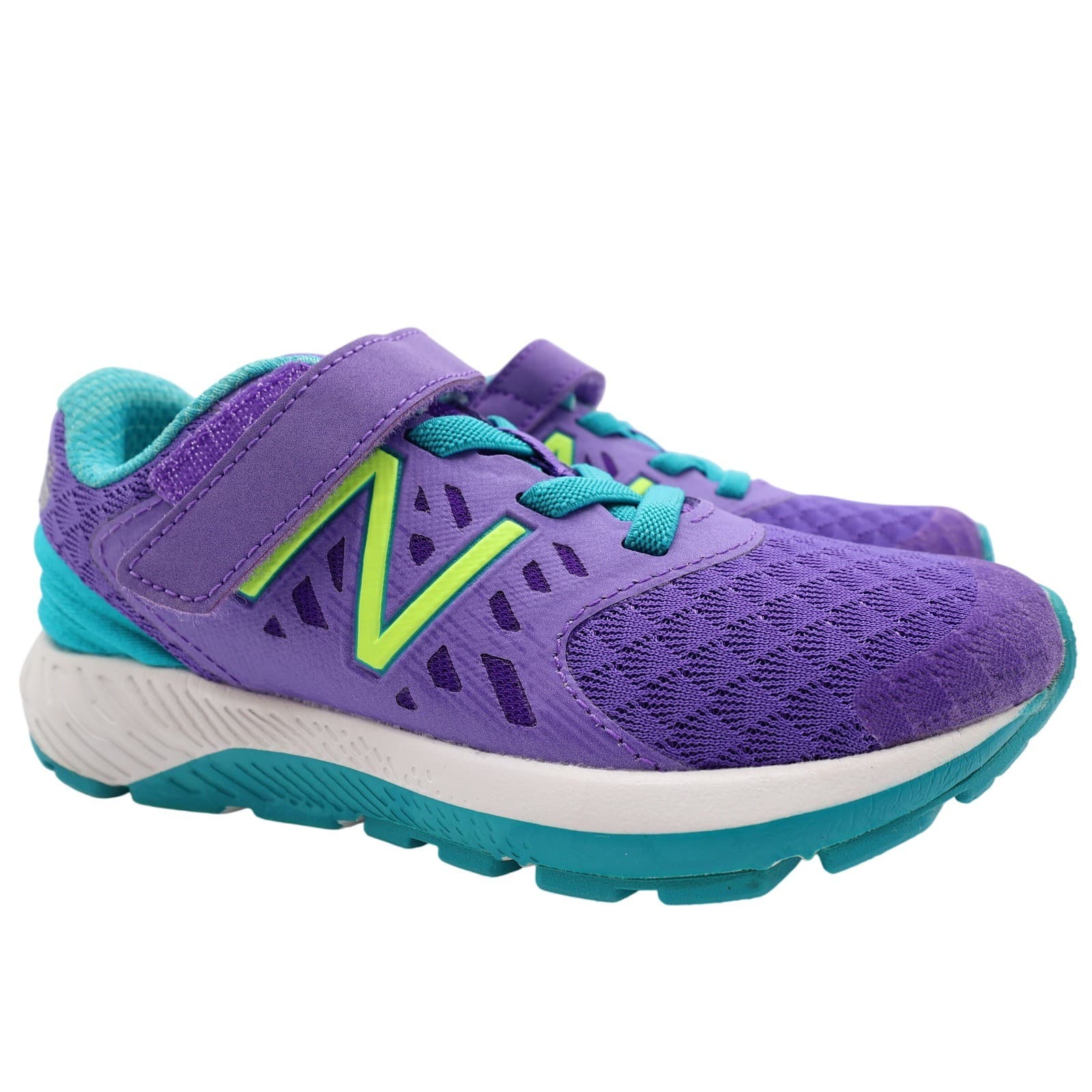 New Balance FuelCore Urge Kids 12.5 Purple Teal Mesh Running Sneakers KVURGPPP