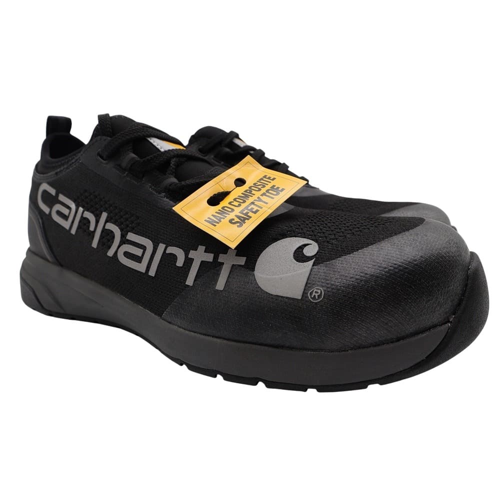 Carhartt Force Nano Composite Toe Work Shoe Mens 10.5 Black Safety EH