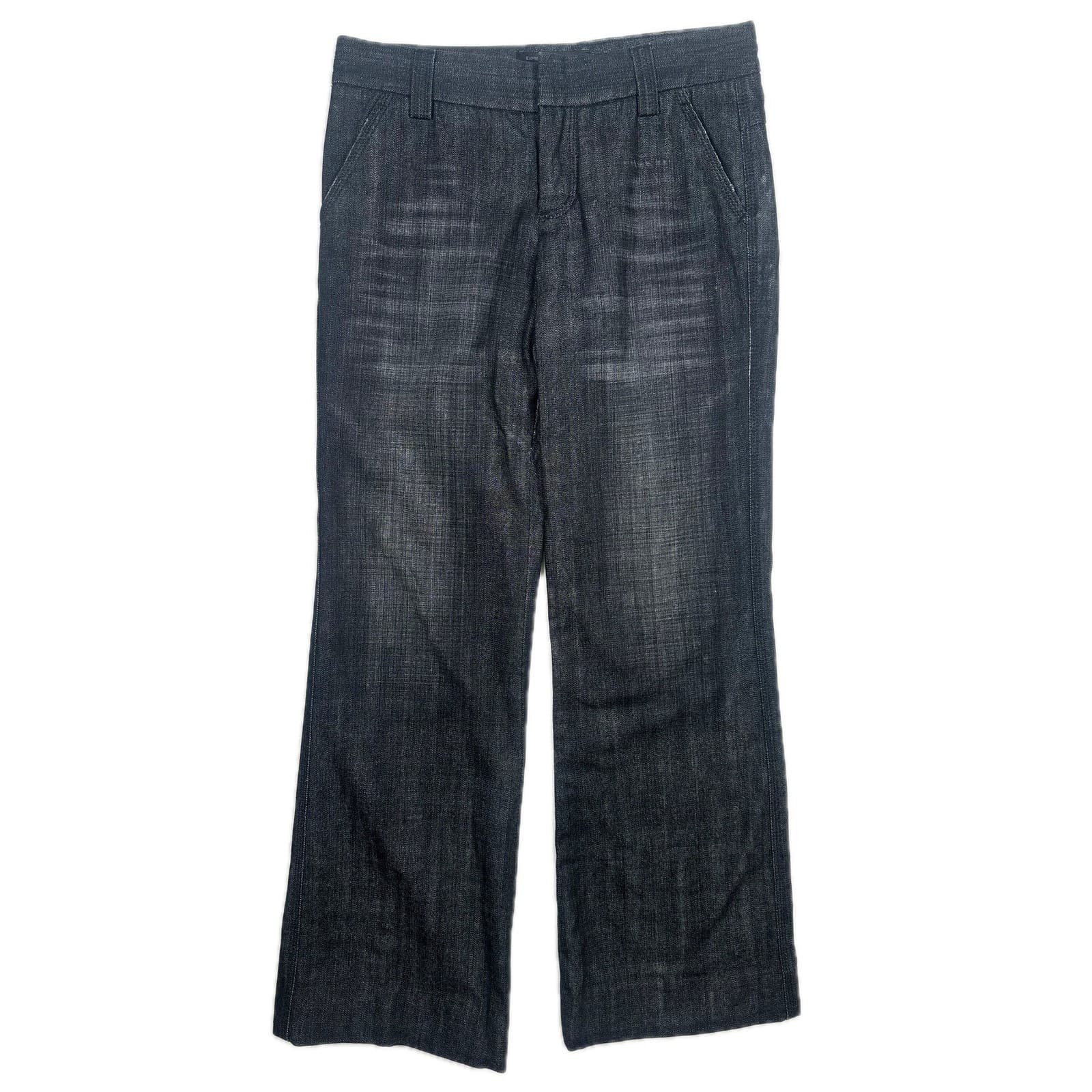 Express Design Studio Dark Wash Denim Wide Leg Pants Size 4