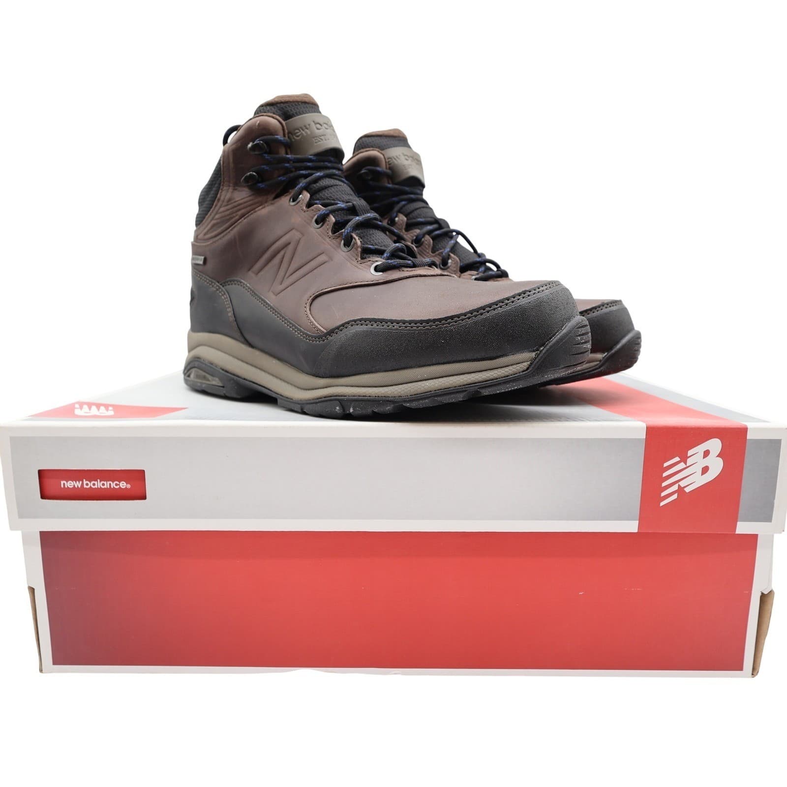New Balance MW1400DB Men's 11 4E Waterproof Brown Leather Hiking Boots