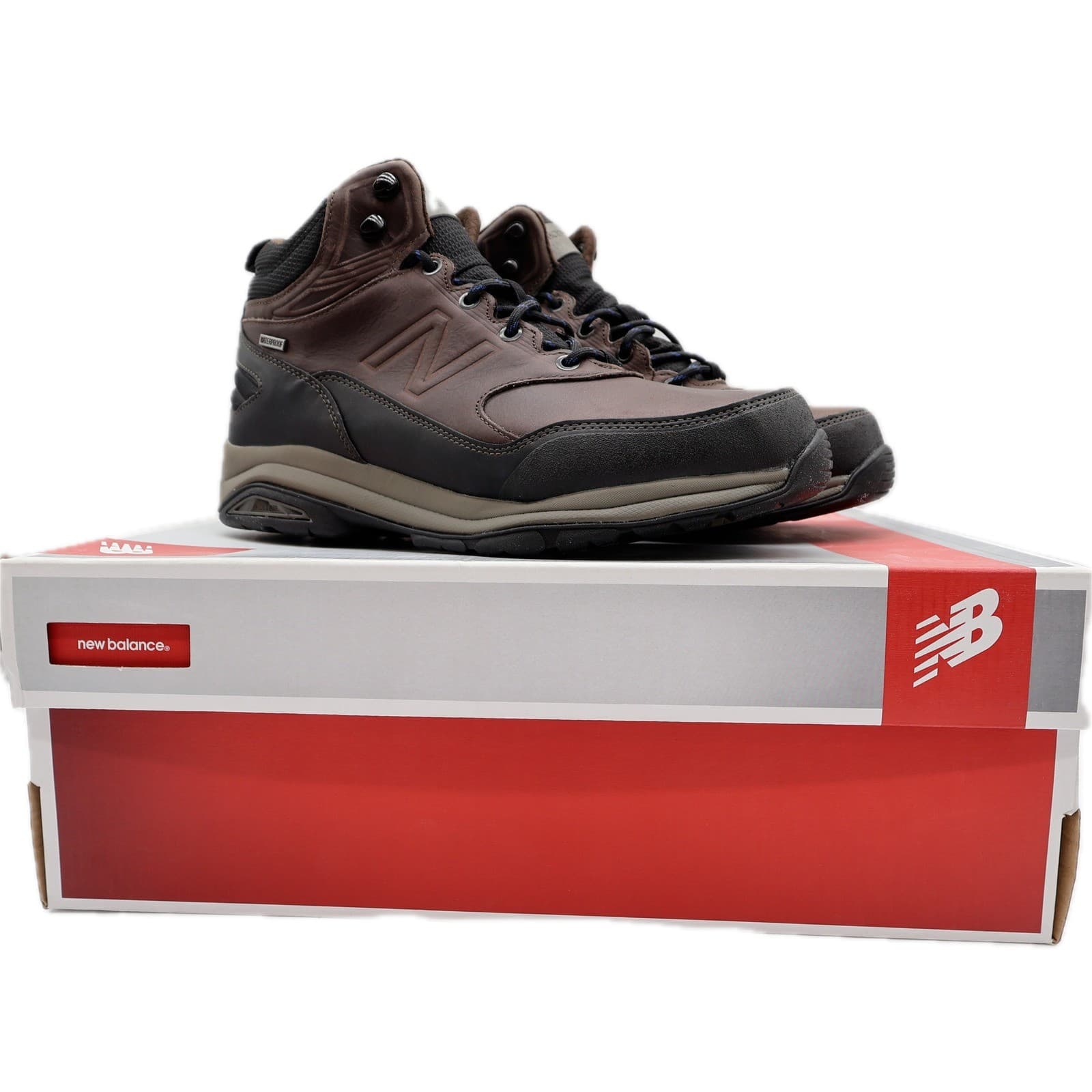 New Balance 1400 Hiking Boots Mens 10 4E Brown Leather Waterproof MW1400DB