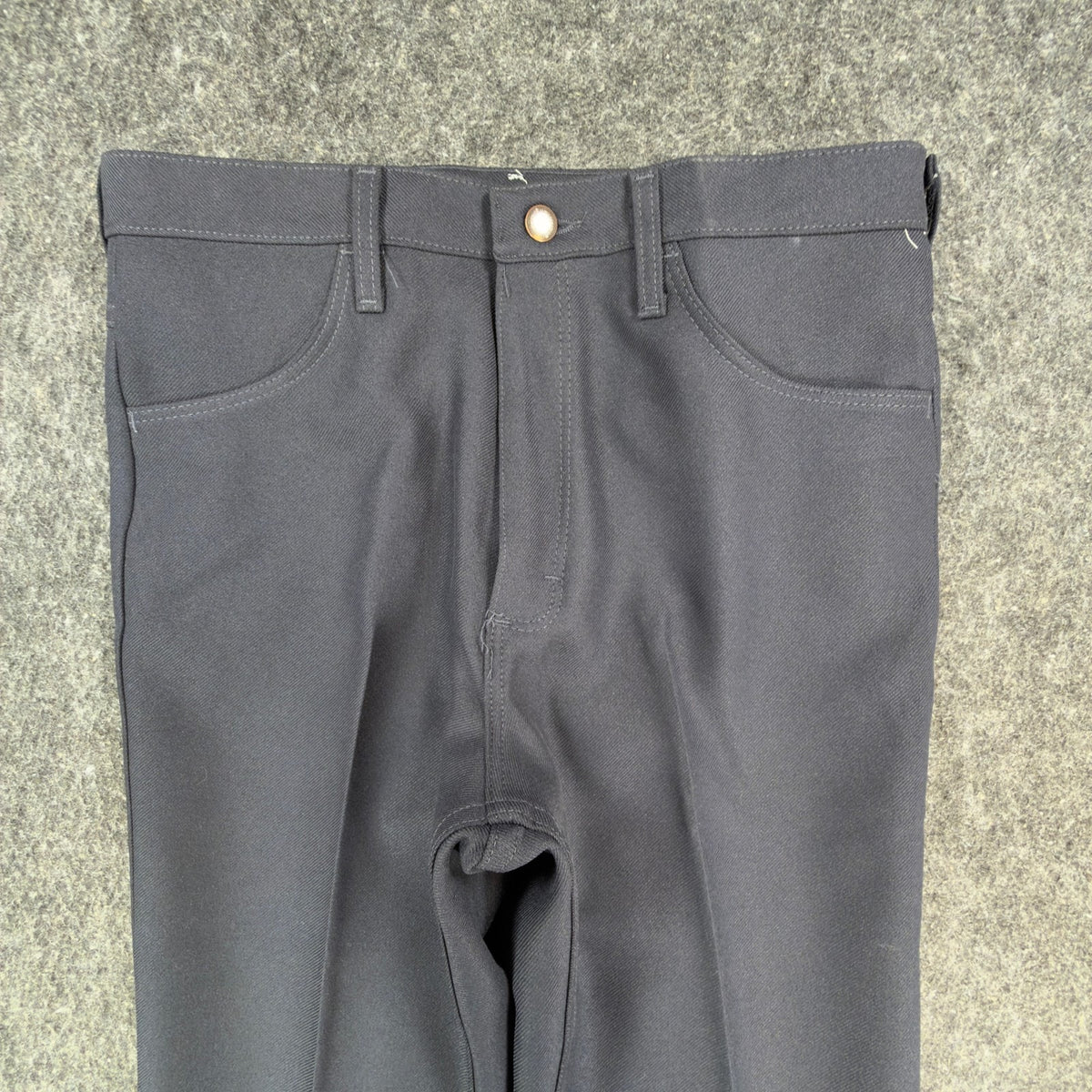 Wrangler Mens Y2K Wrancher Bootcut Dress Pants 34x34 Navy Polyester NWT 82NV