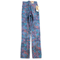 Lee Vintage 90s Floral Jeans Girls 14 Slim Blue USA Made NOS NWT 24.5 Waist - take2supply