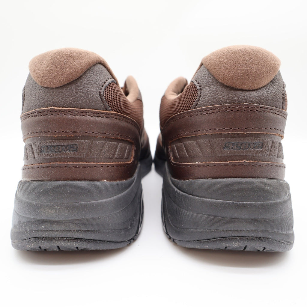 New Balance MW928BR2 Walking Shoes Mens 9.5 D Brown Leather Rollbar Sneakers