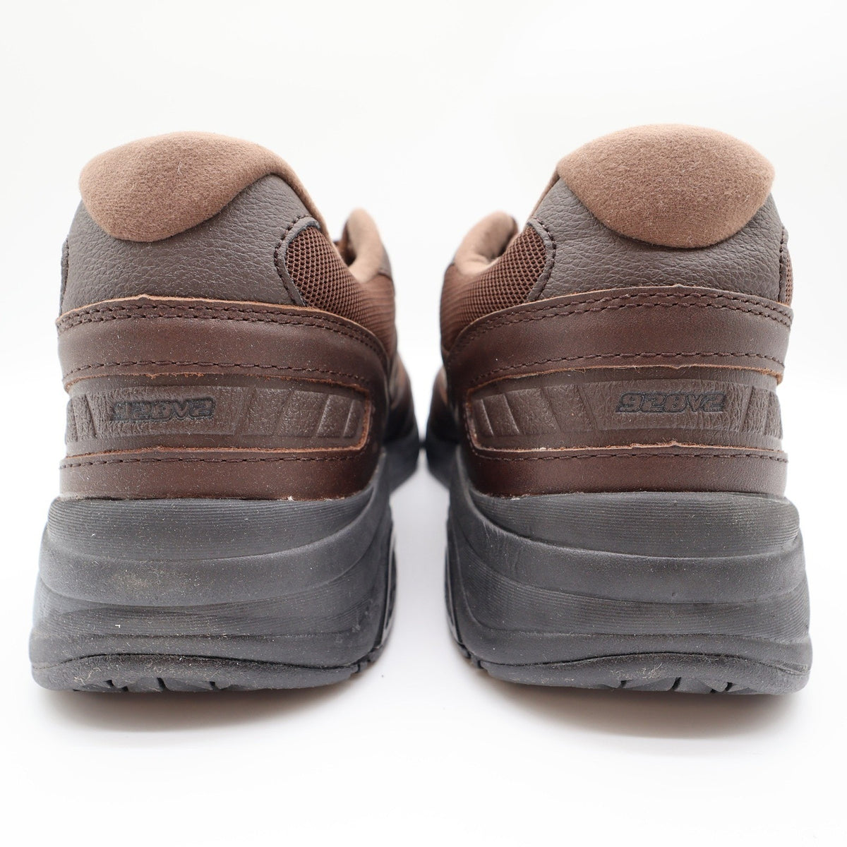New Balance MW928BR2 Walking Shoes Mens 9.5 D Brown Leather Rollbar Sneakers
