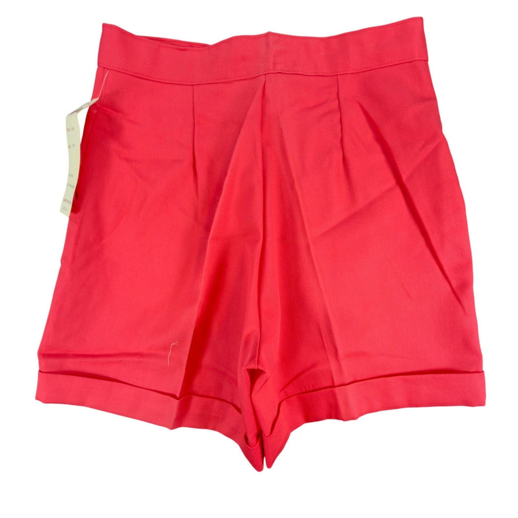 Daggonits Shorts Womens 9/10 Vintage 80s Pink Cotton Blend Deadstock High Rise