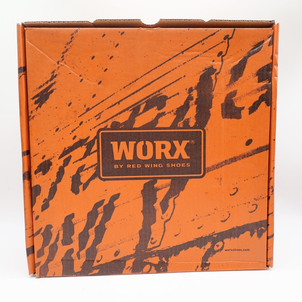 Worx by Red Wing 5715 Steel Toe Boots Mens 8 Brown Leather New In Box - take2supply